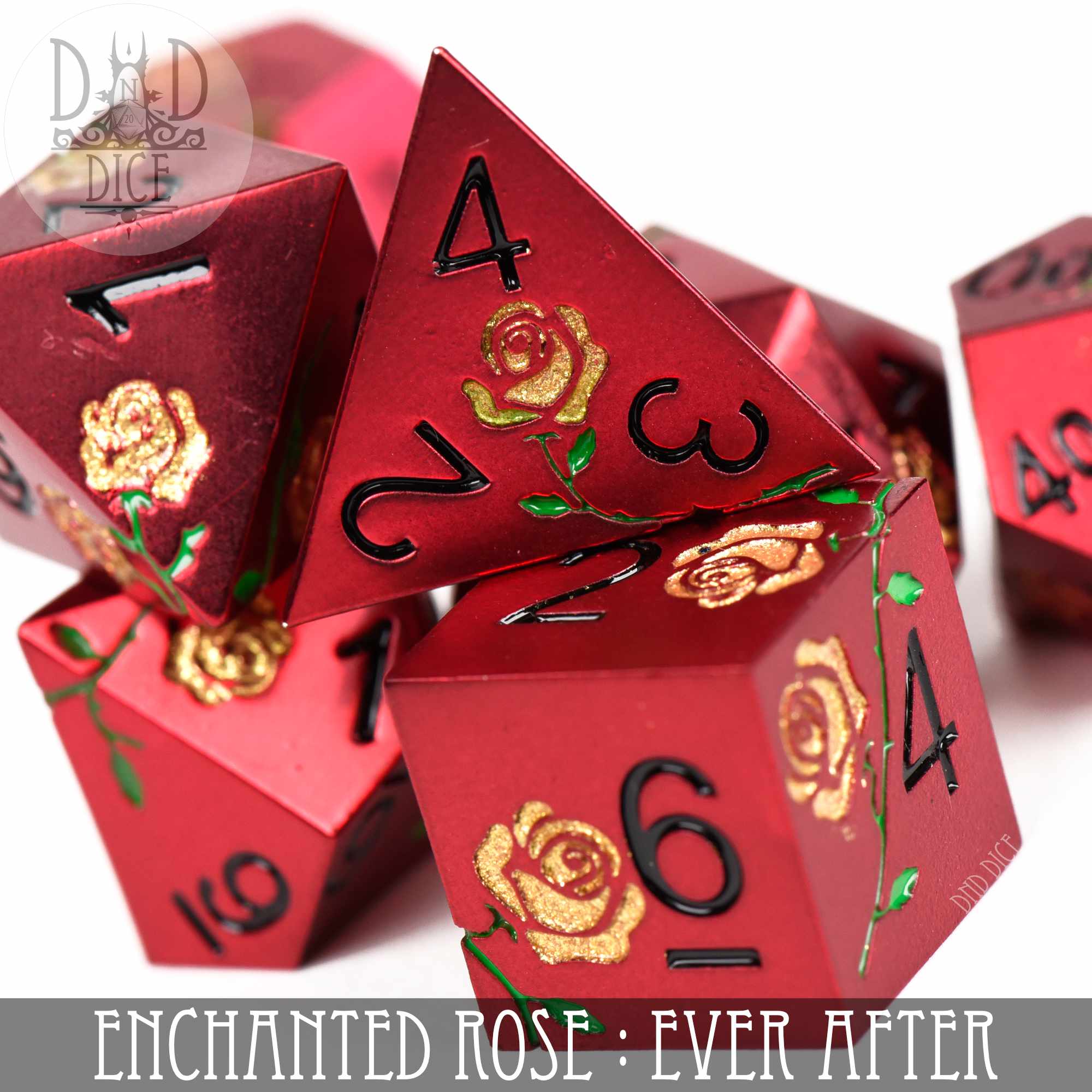 Enchanted Rose: Ever After - Metal Dice Set