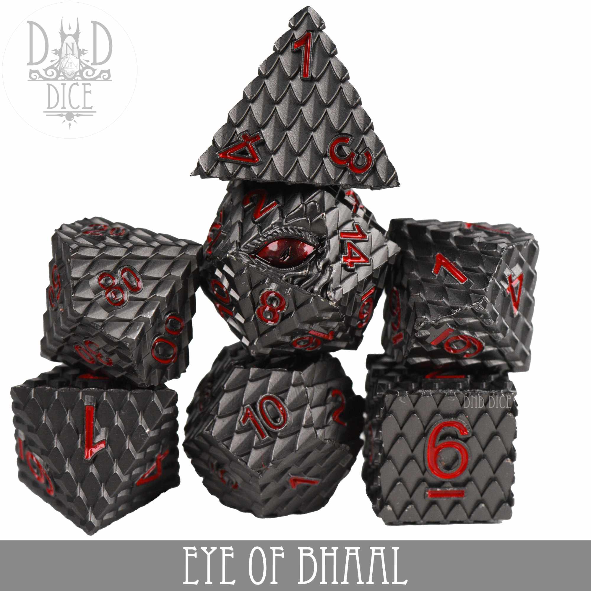 Eye of Bhaal Metal Dice Set