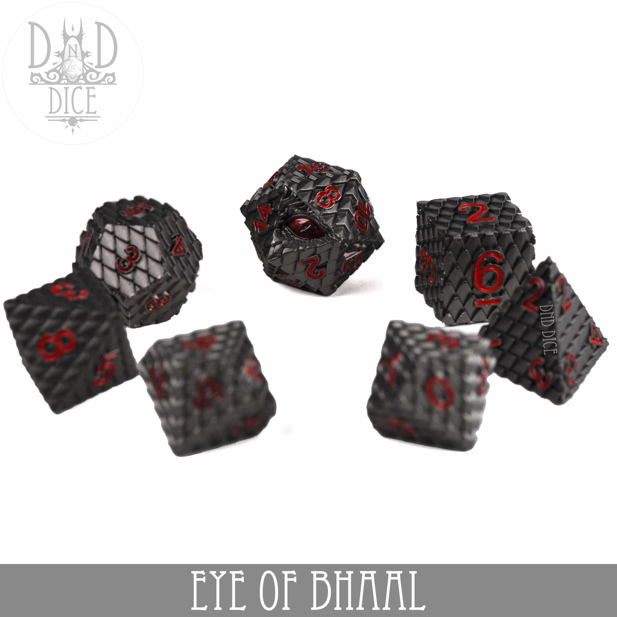 Eye of Bhaal Metal Dice Set