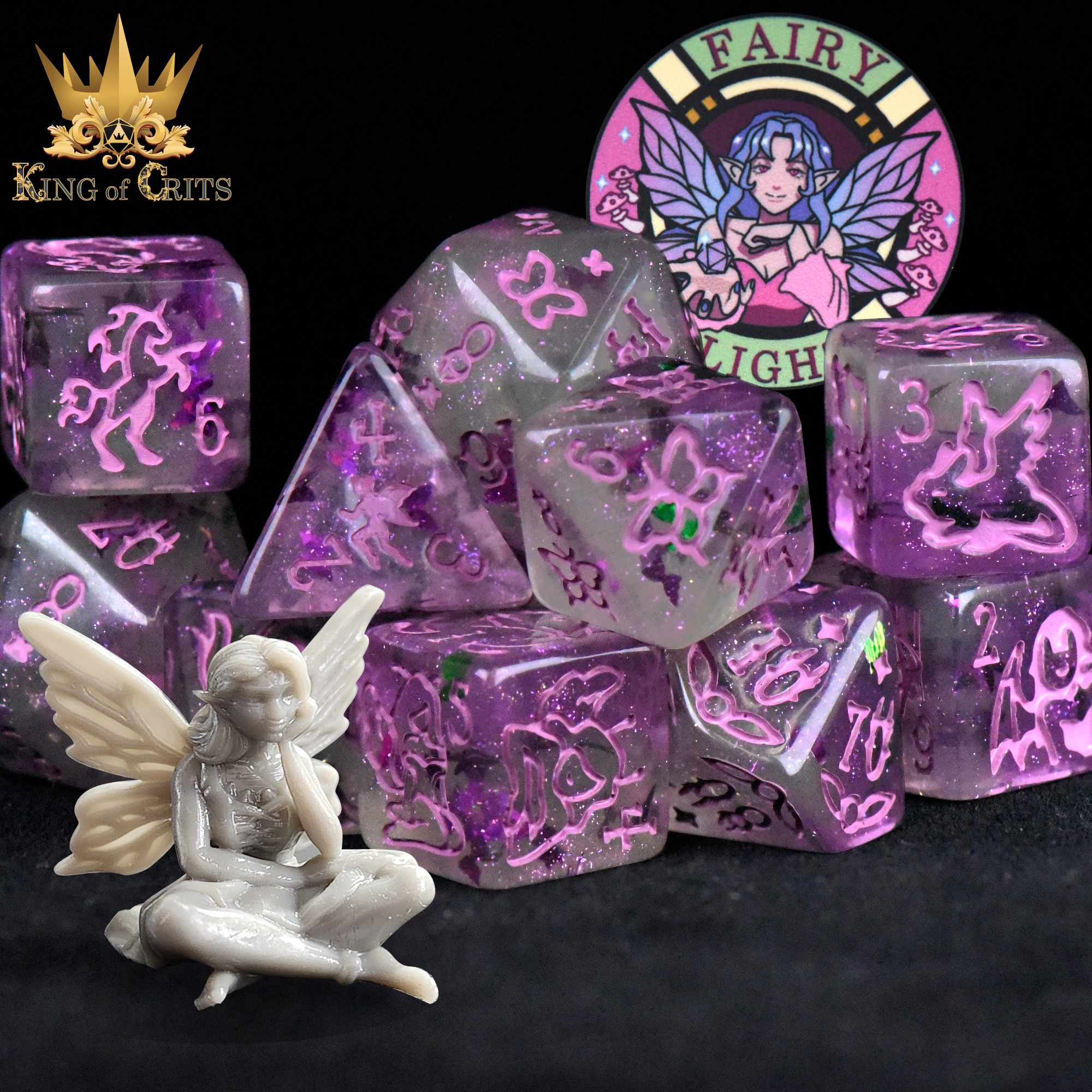 Fairy Flight 11 Dice Set