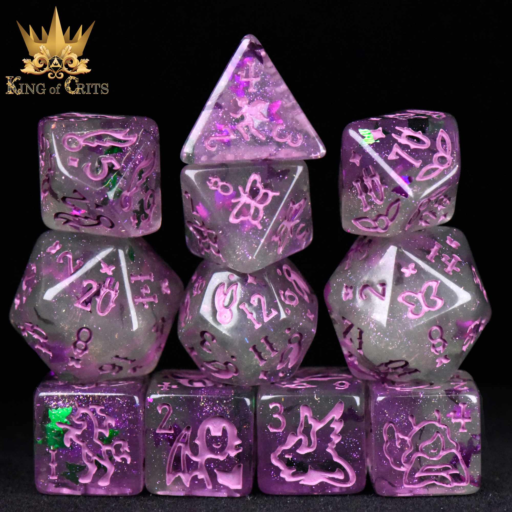 Fairy Flight 11 Dice Set