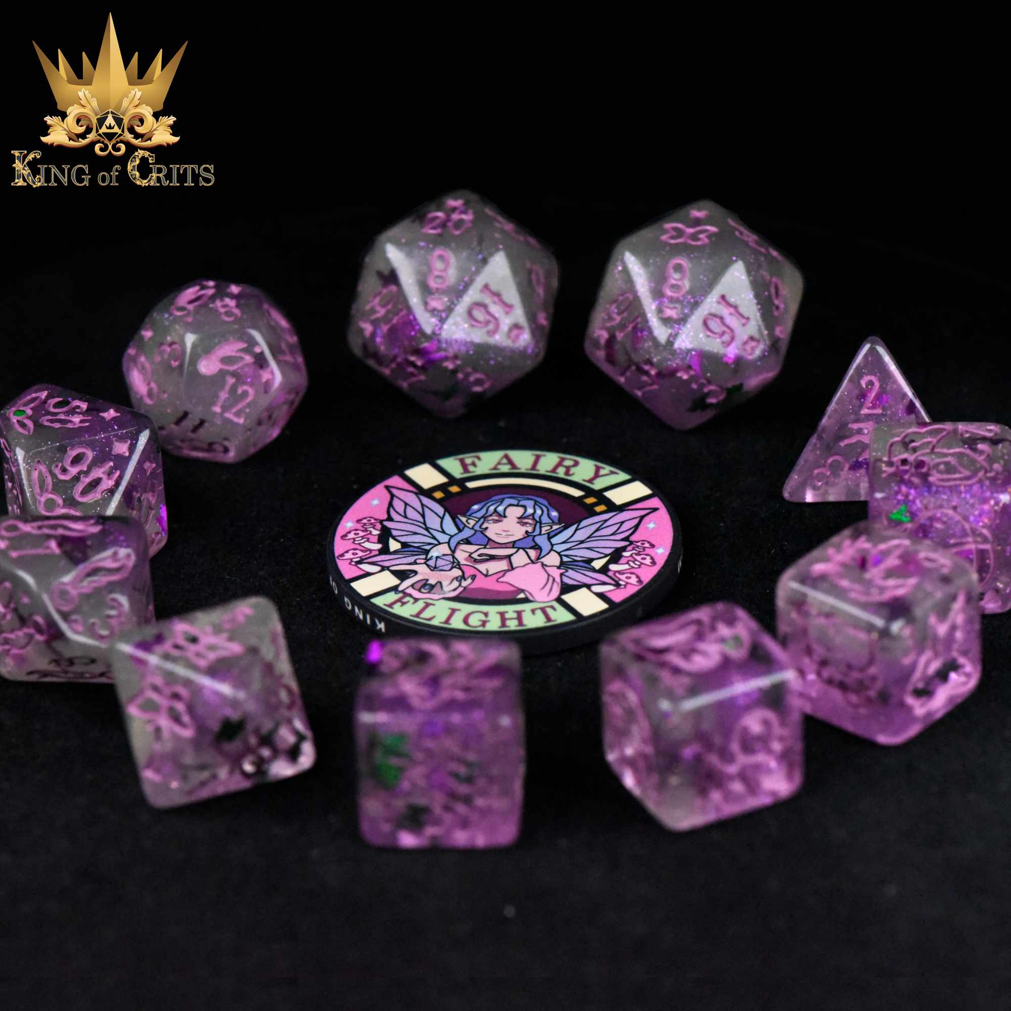 Fairy Flight 11 Dice Set