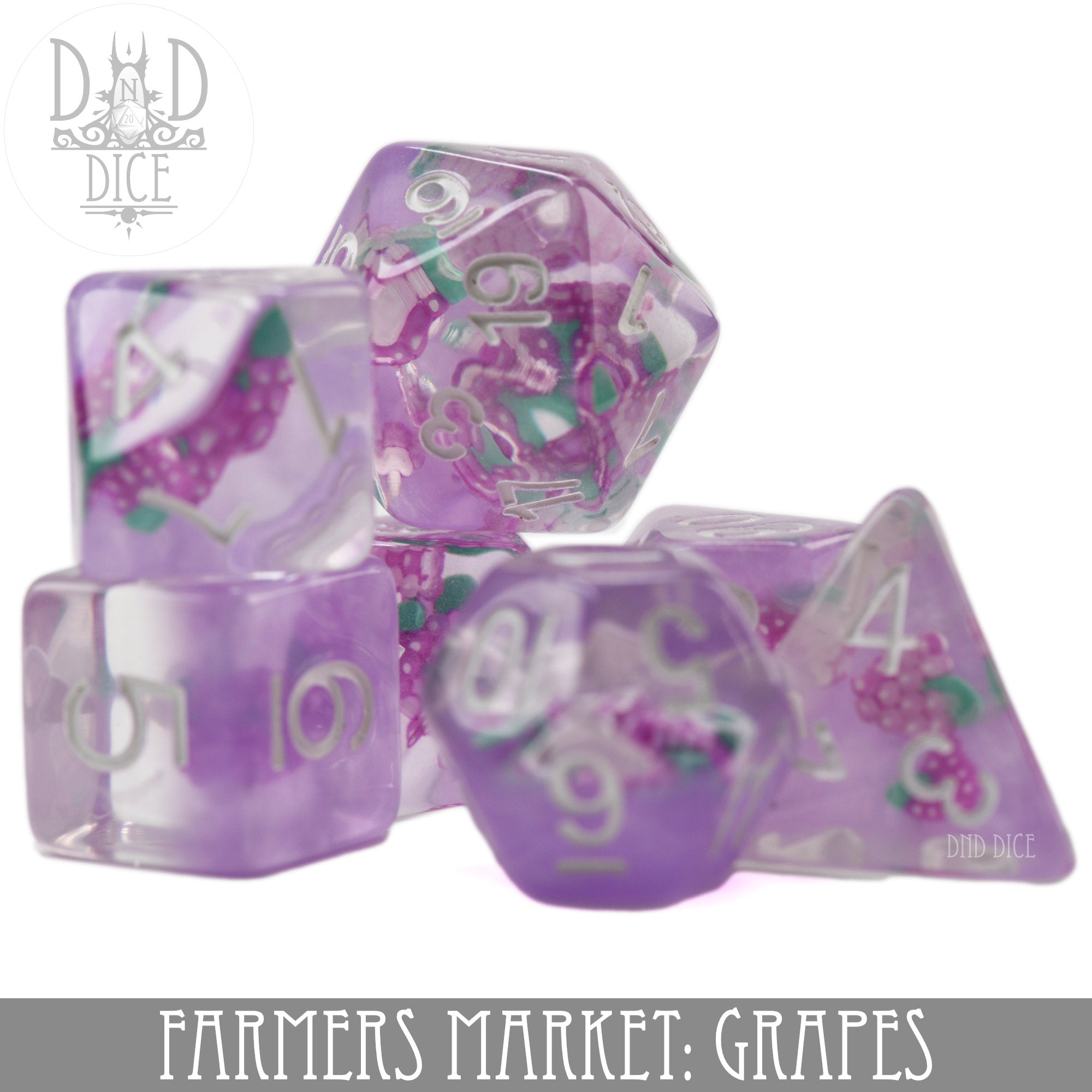 Farmers Market: Grape Dice Set