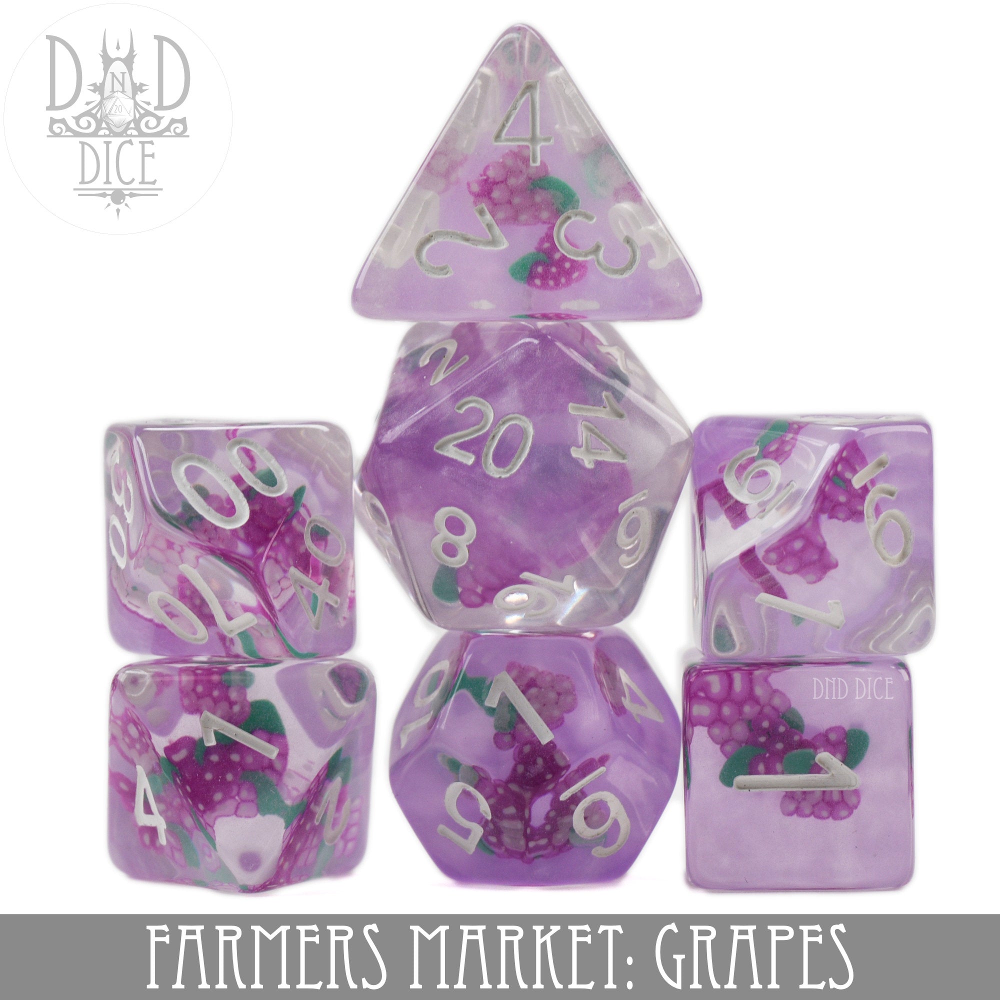 Farmers Market: Grape Dice Set