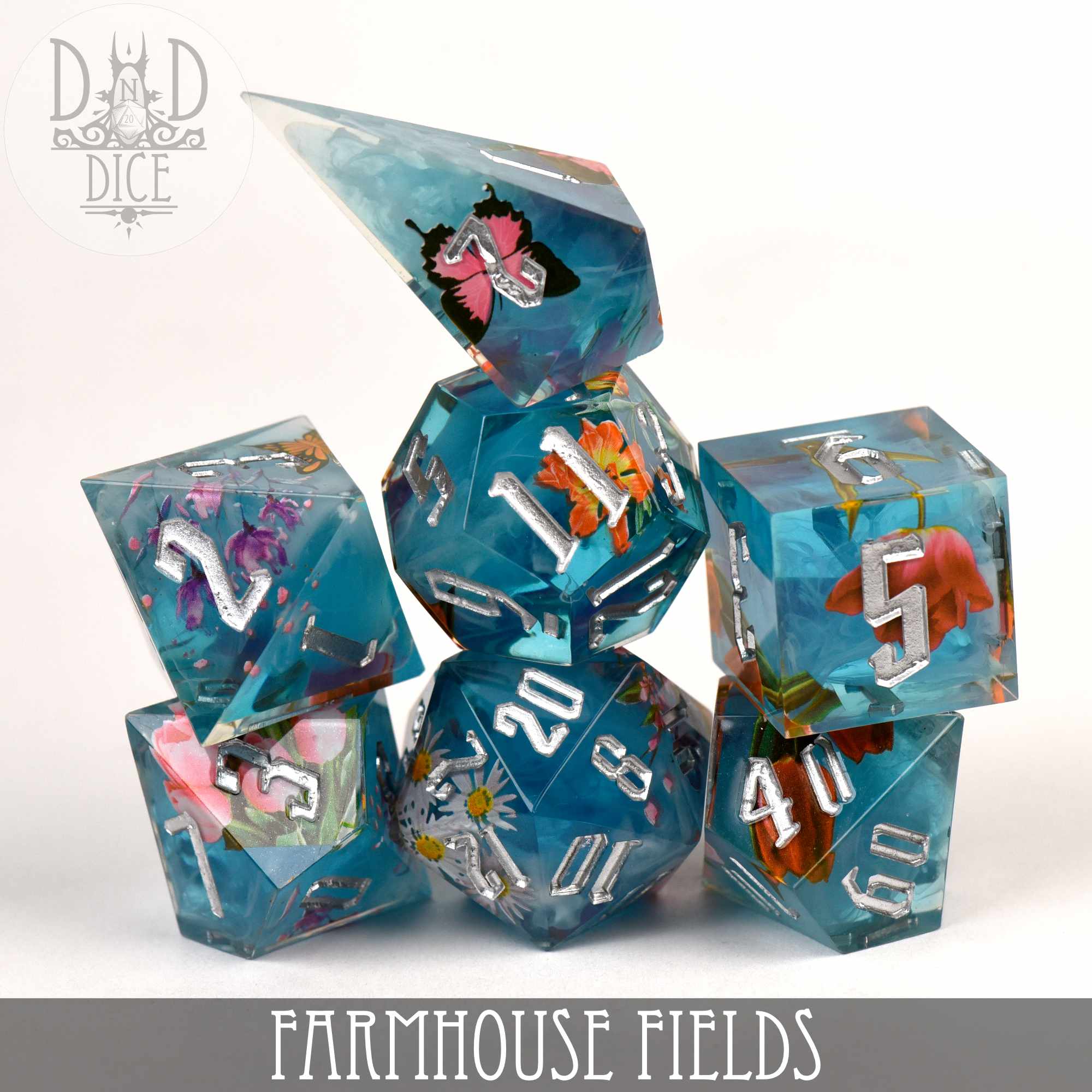 Farmhouse Fields Handmade Dice Set