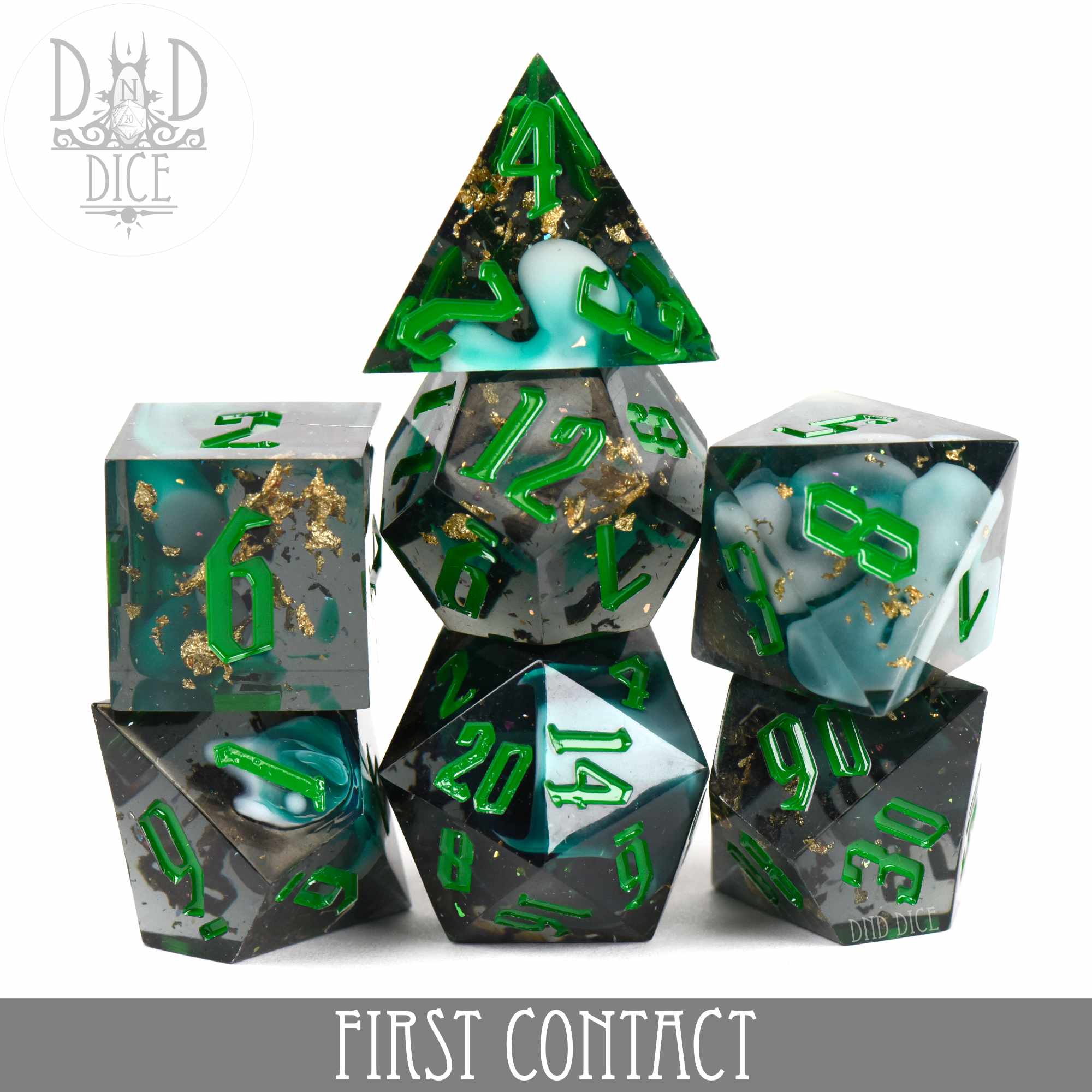 First Contact Handmade Dice Set