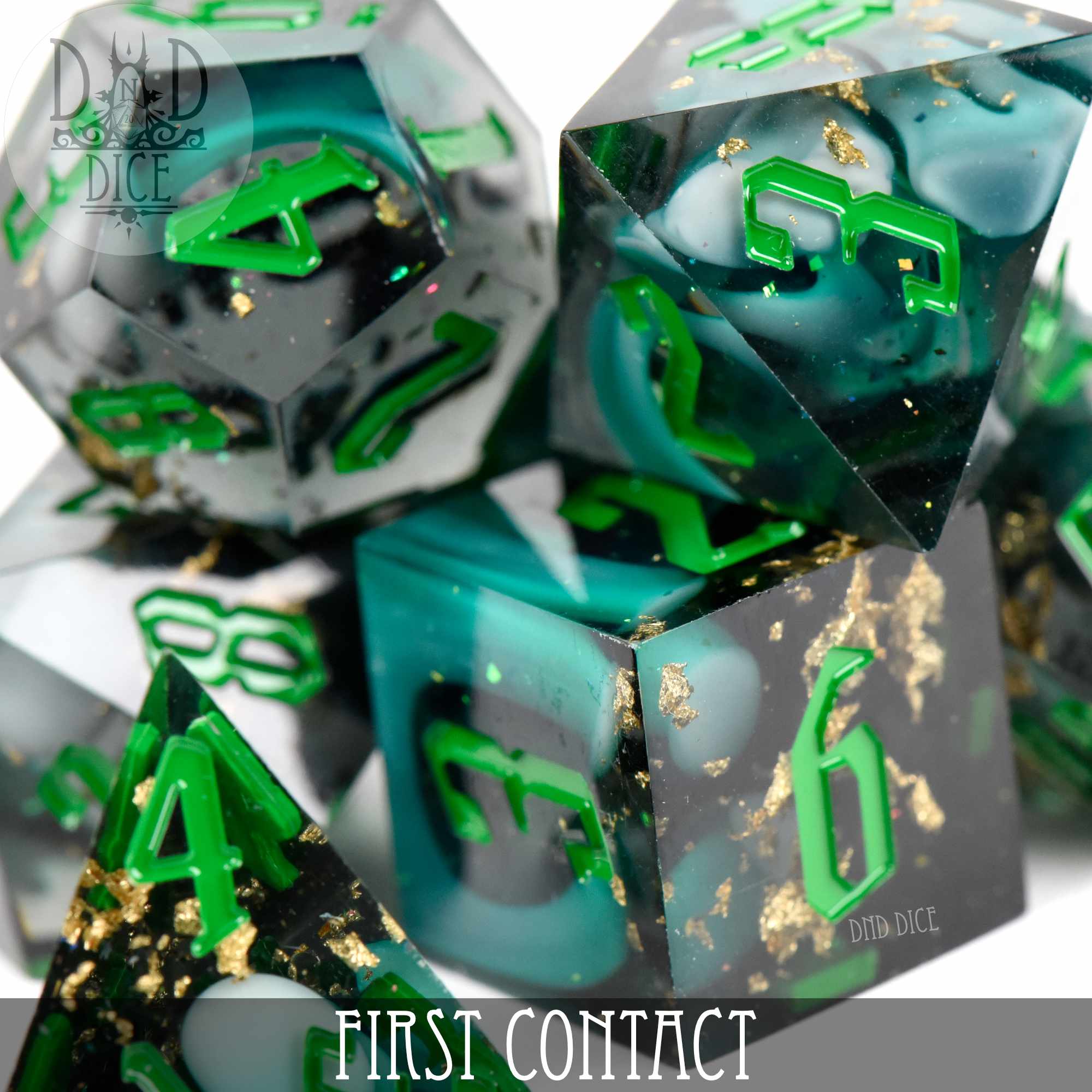 First Contact Handmade Dice Set