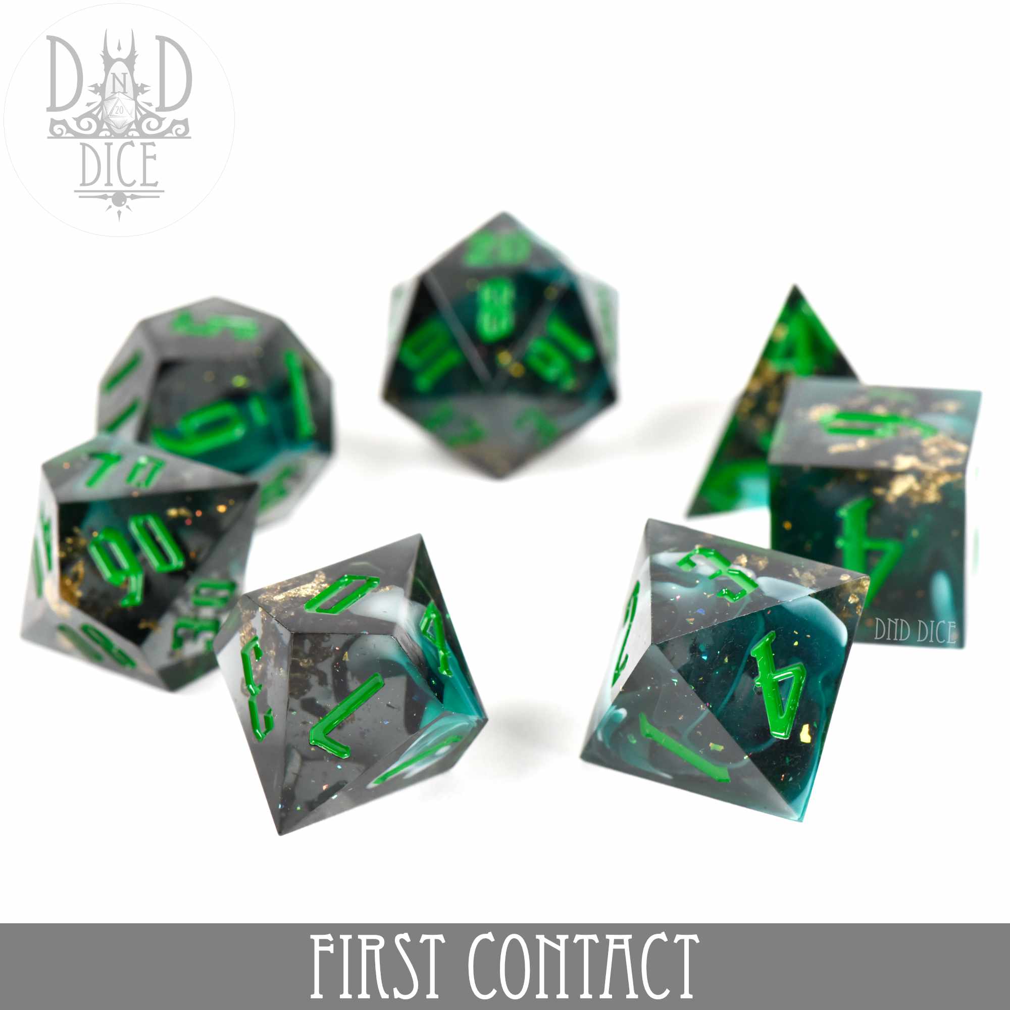 First Contact Handmade Dice Set