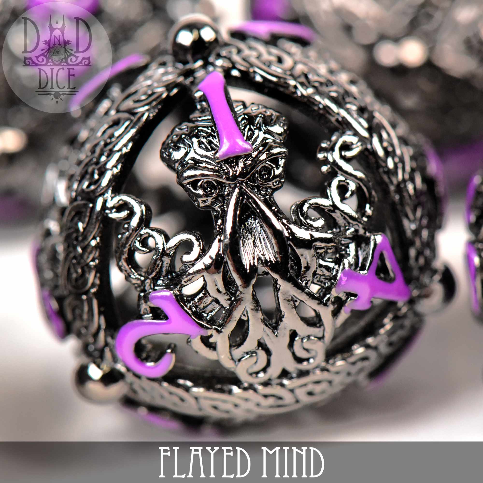 Flayed Mind Metal Dice Set (Gift Box)