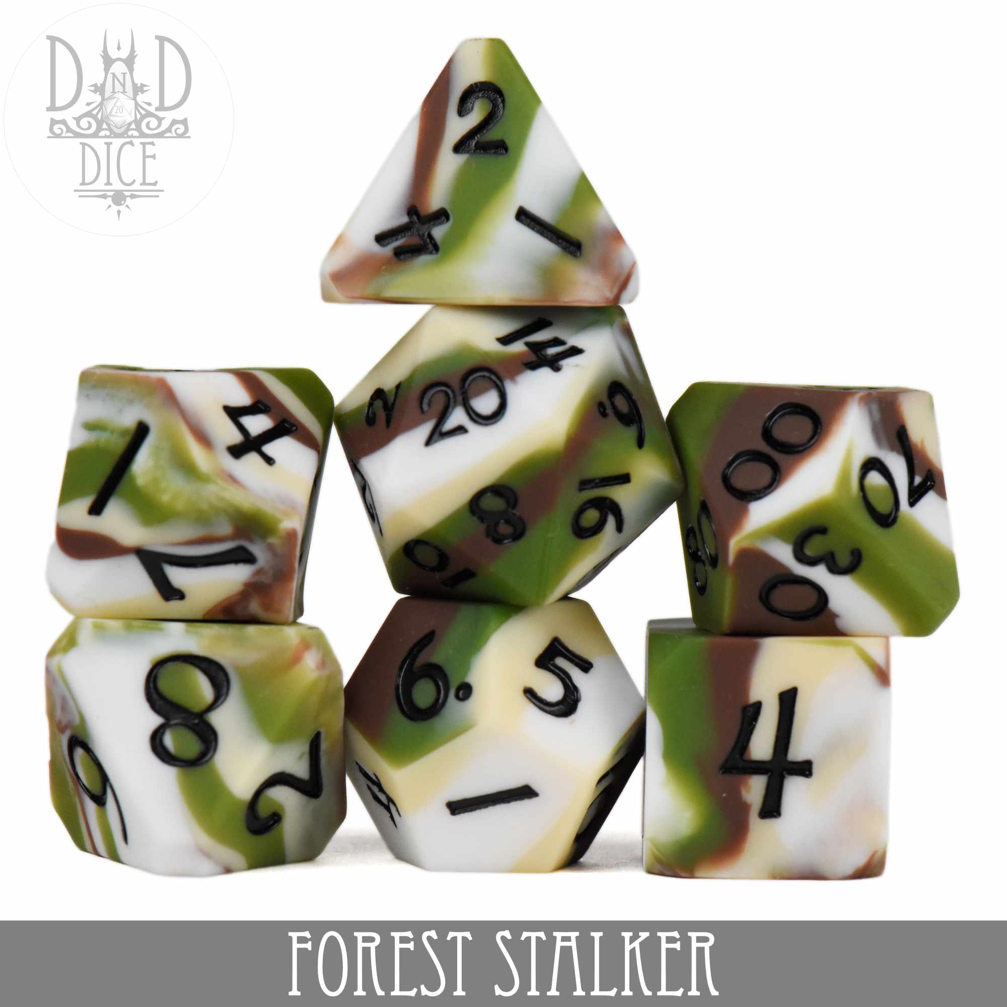 Forest Stalker Silicone Dice Set