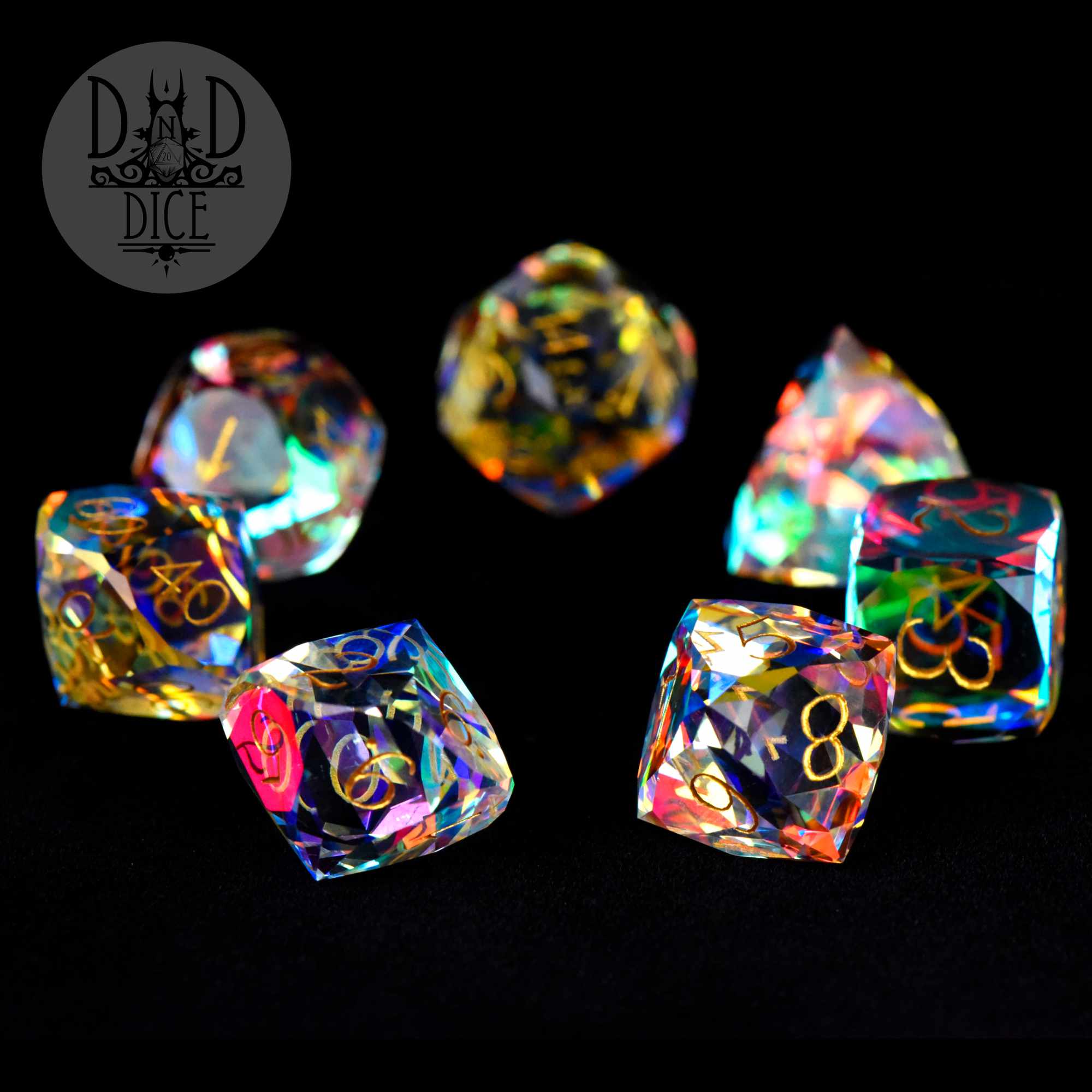 Gem Cut Prism Dice Set (Gift Box)