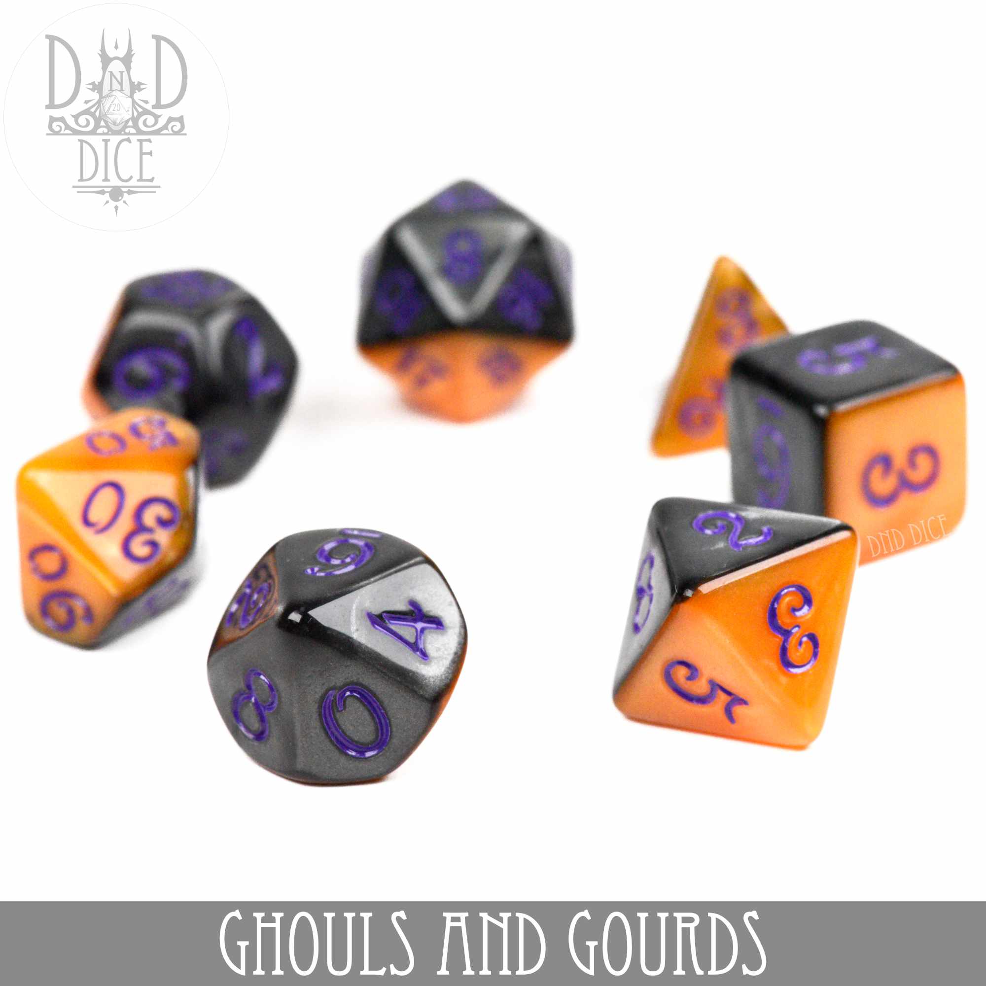 Ghouls and Gourds Dice Set