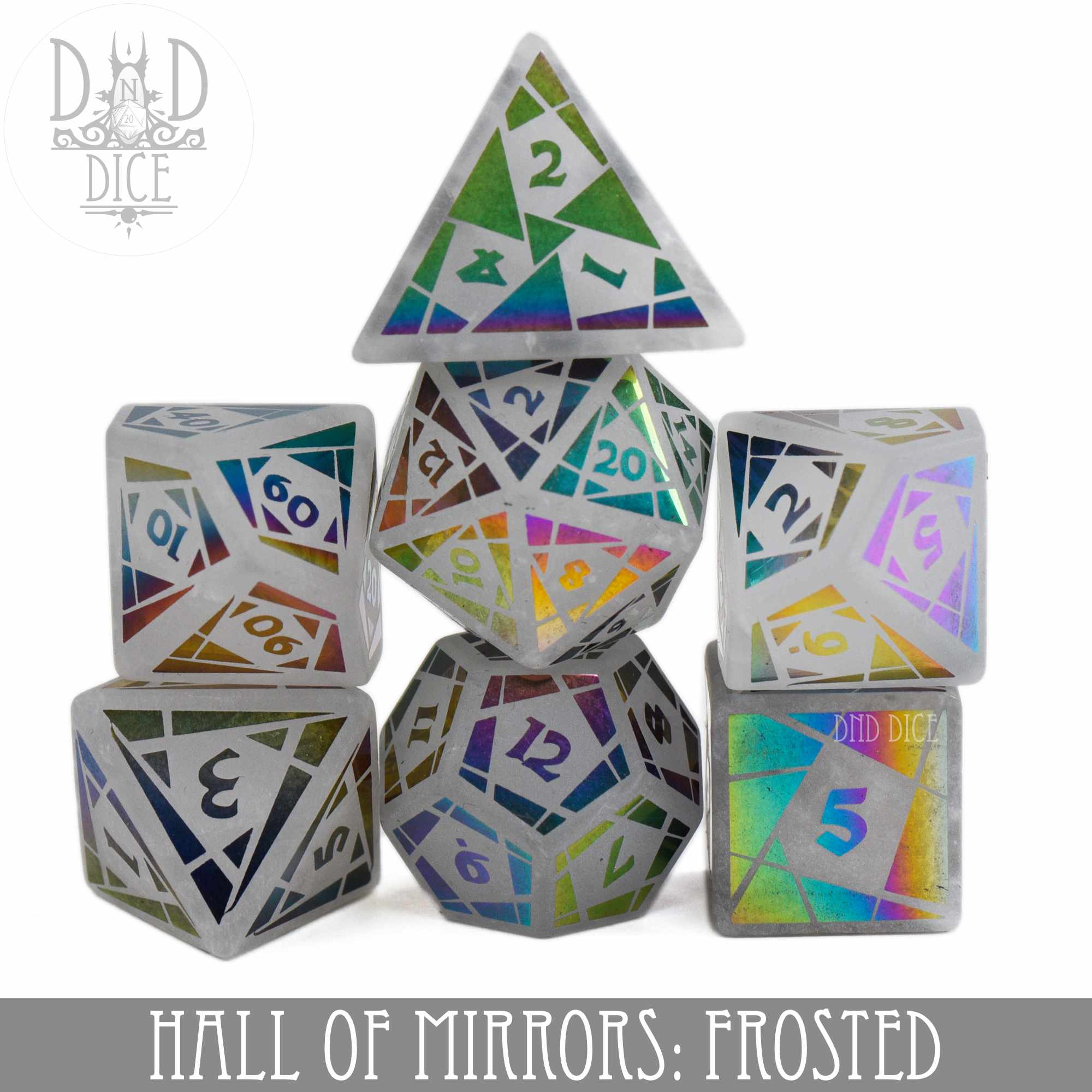 Hall of Mirrors: Frosted Dice Set (Gift Box)
