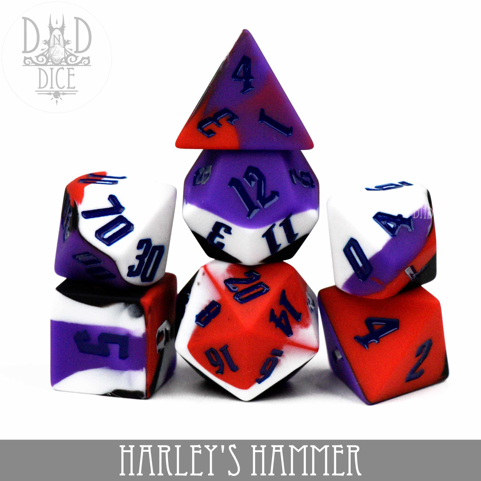 Harley's Hammer Silicone Dice Set