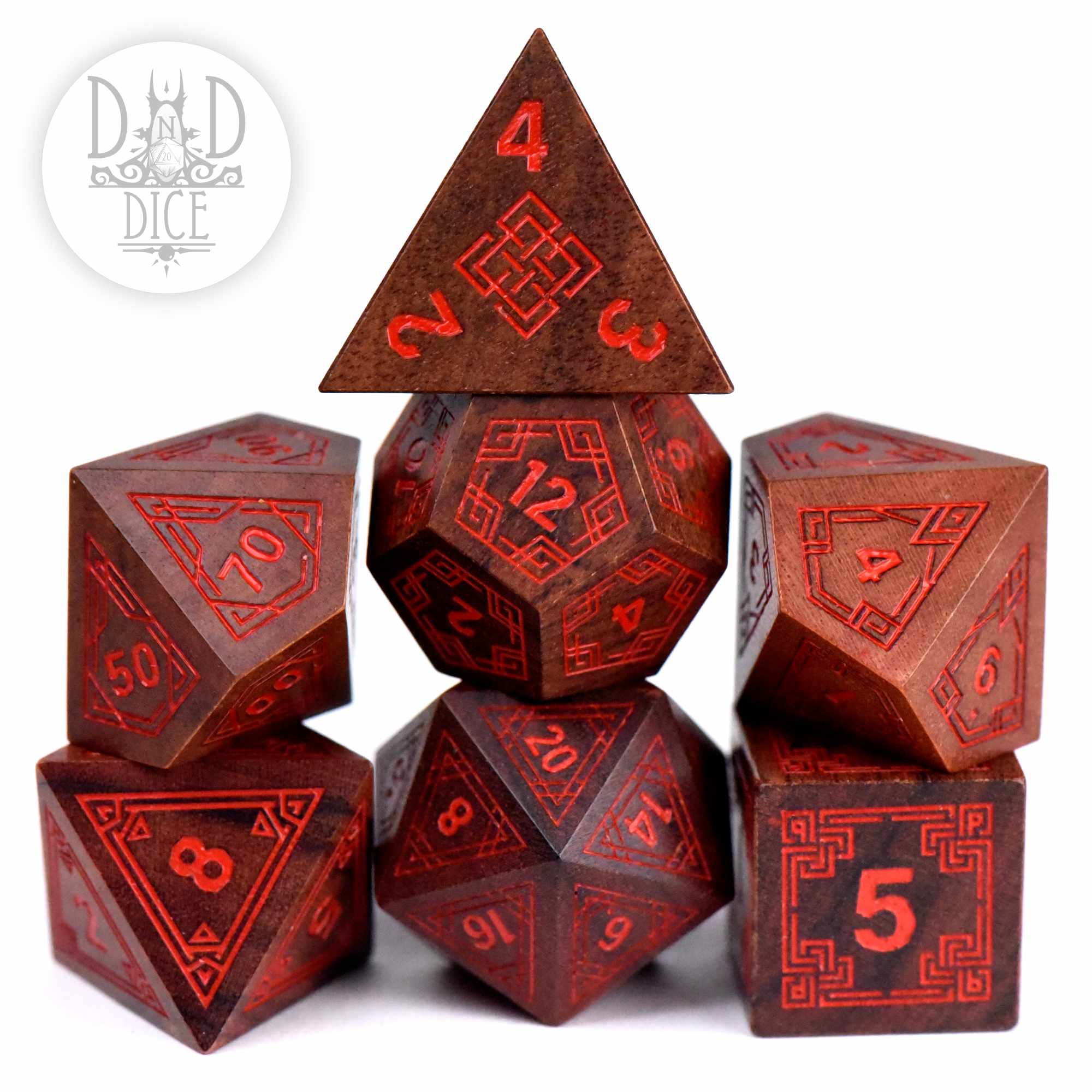 Interlinked Wood Dice Set (Gift Box)