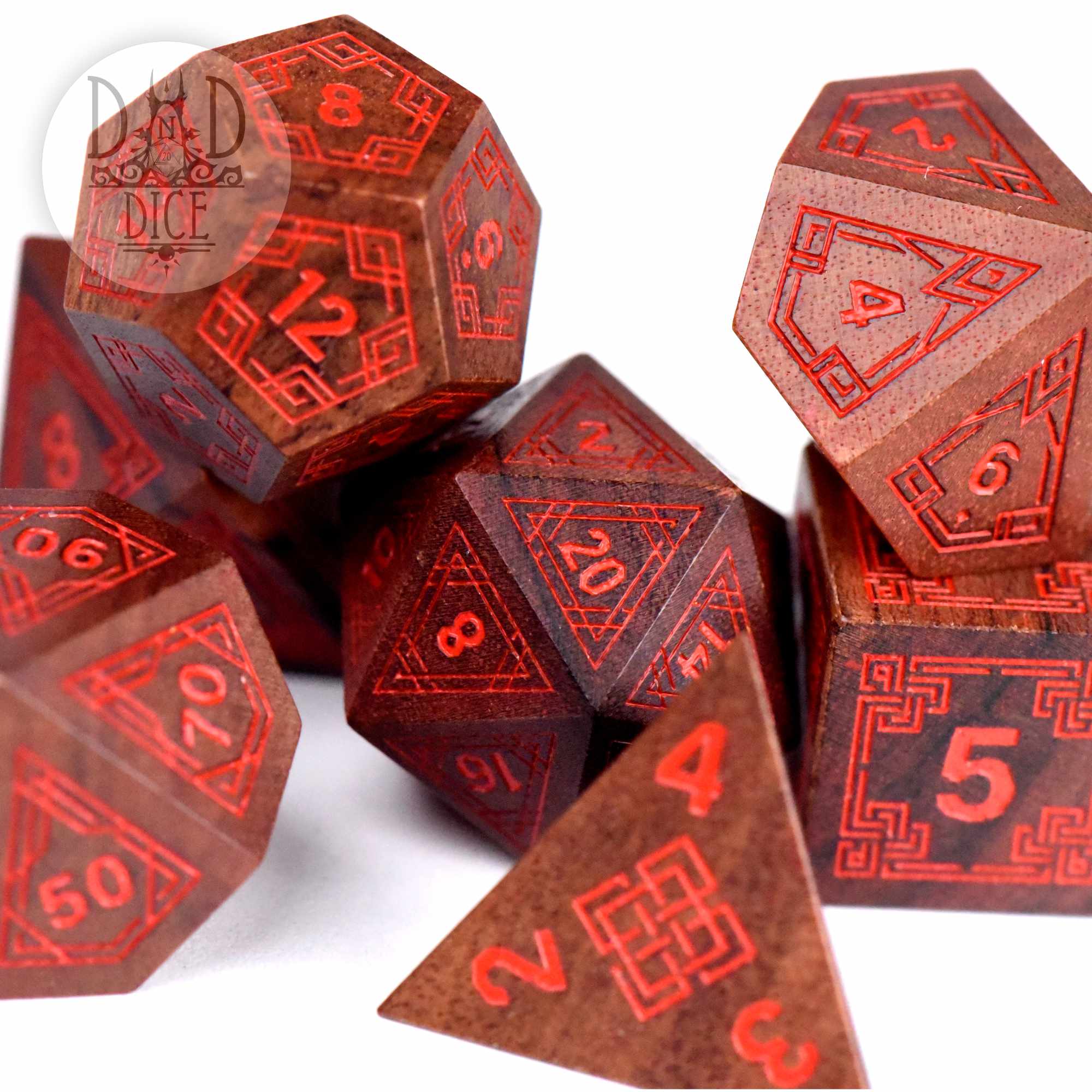 Interlinked Wood Dice Set (Gift Box)