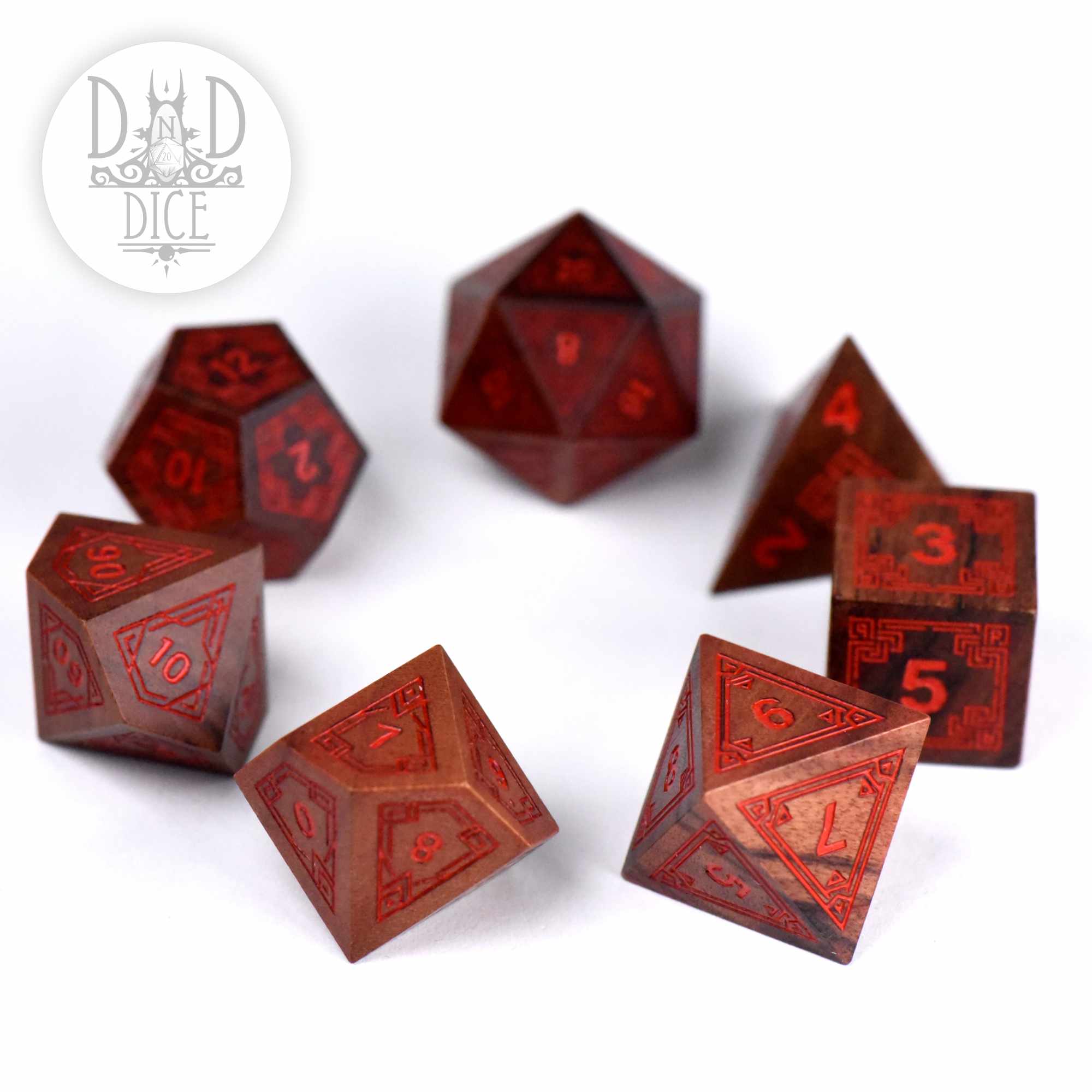 Interlinked Wood Dice Set (Gift Box)