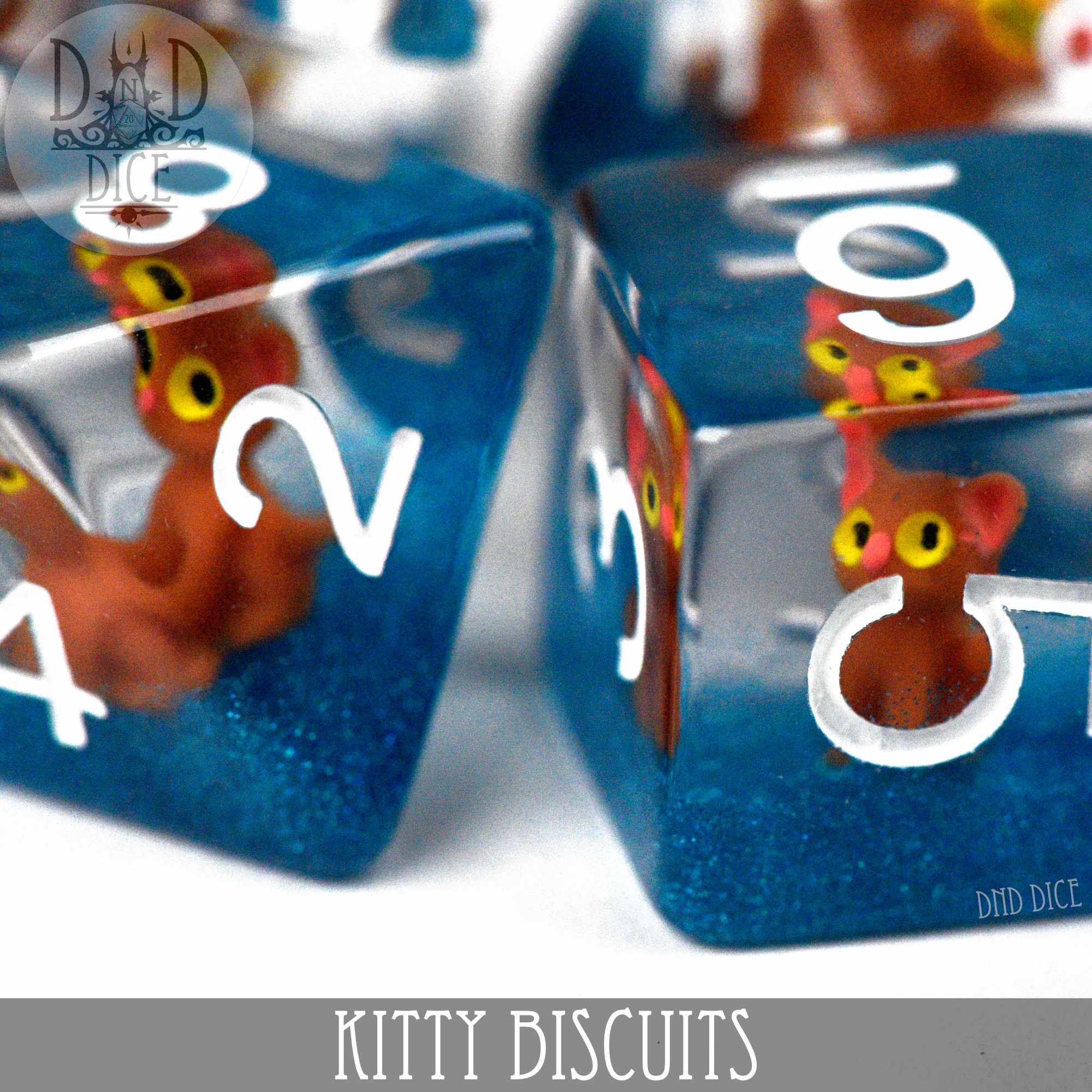 Kitty Biscuits Dice Set
