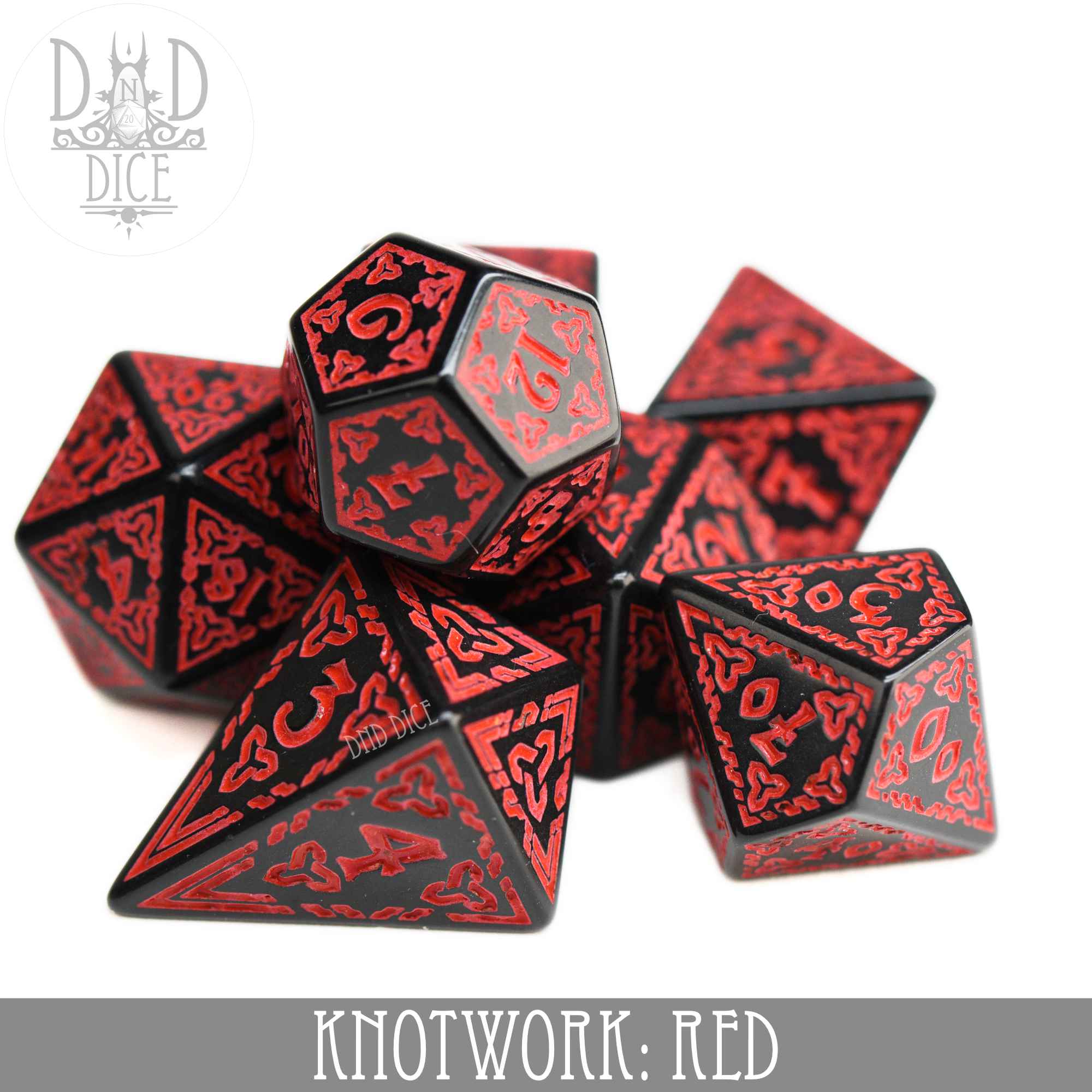 Knotwork: Red Dice Set