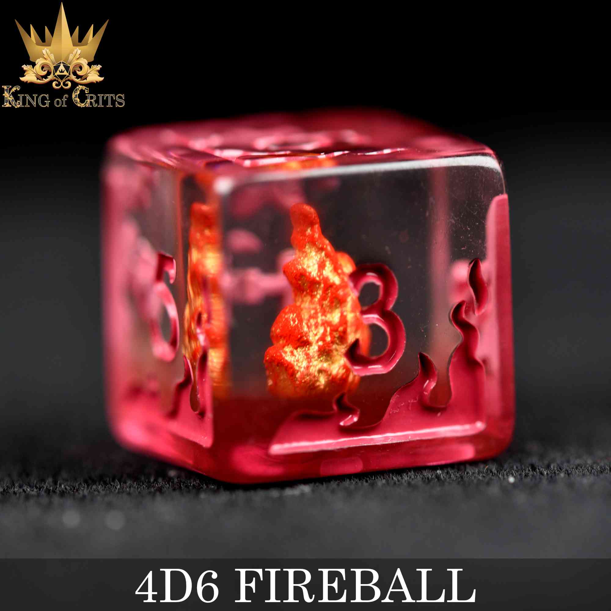 Fireball 4D6 Dice Set