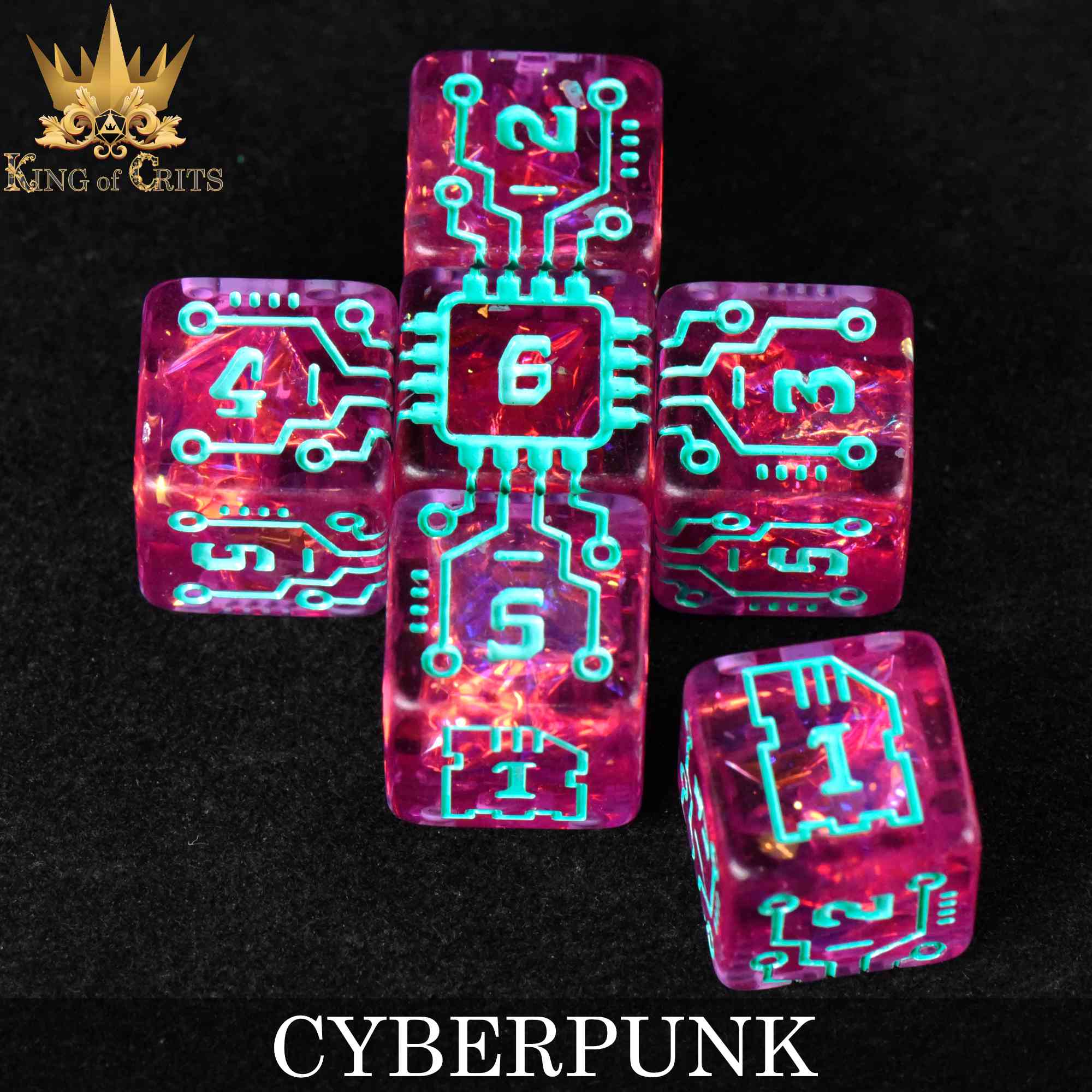 Cyberpunk 11 Dice Set