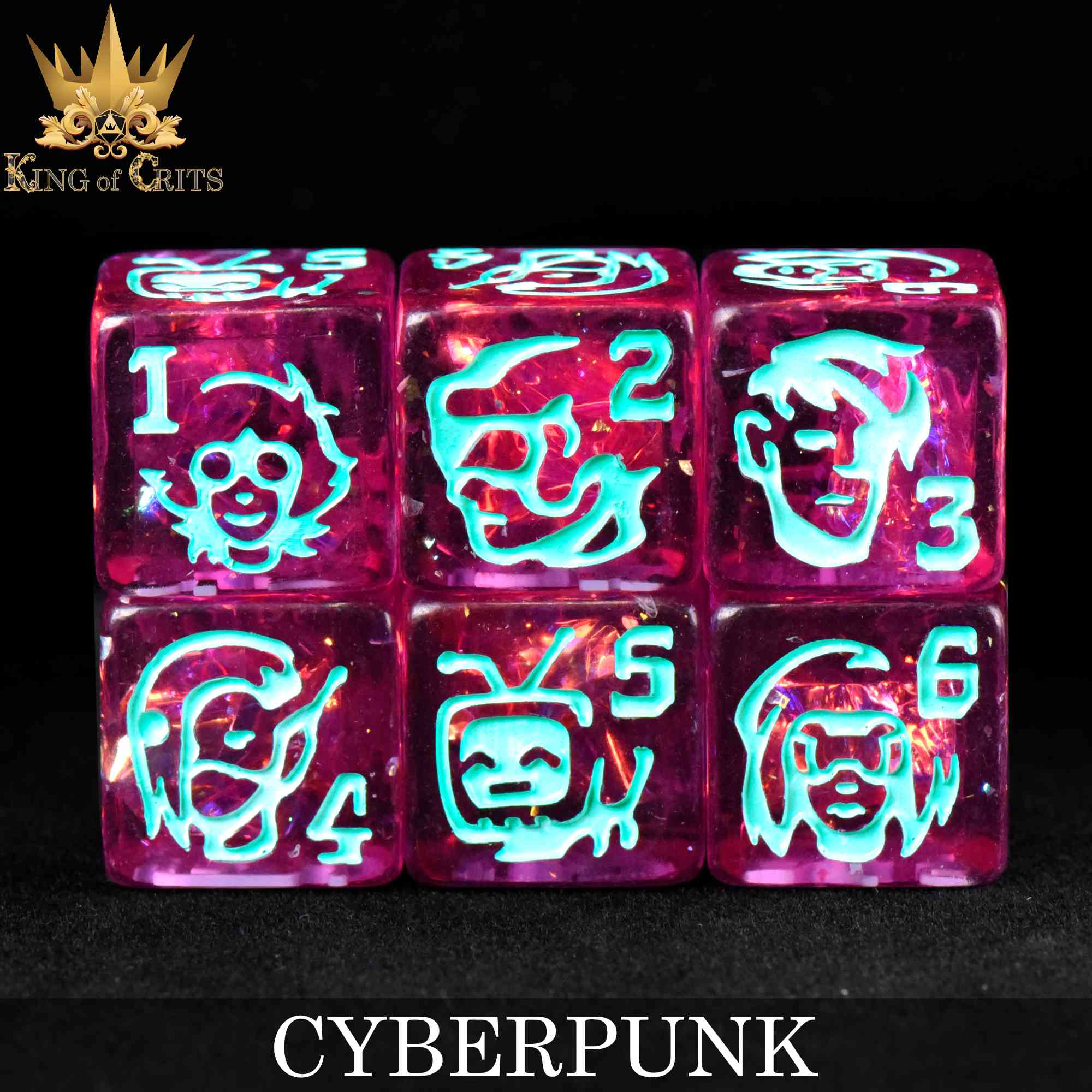 Cyberpunk 11 Dice Set