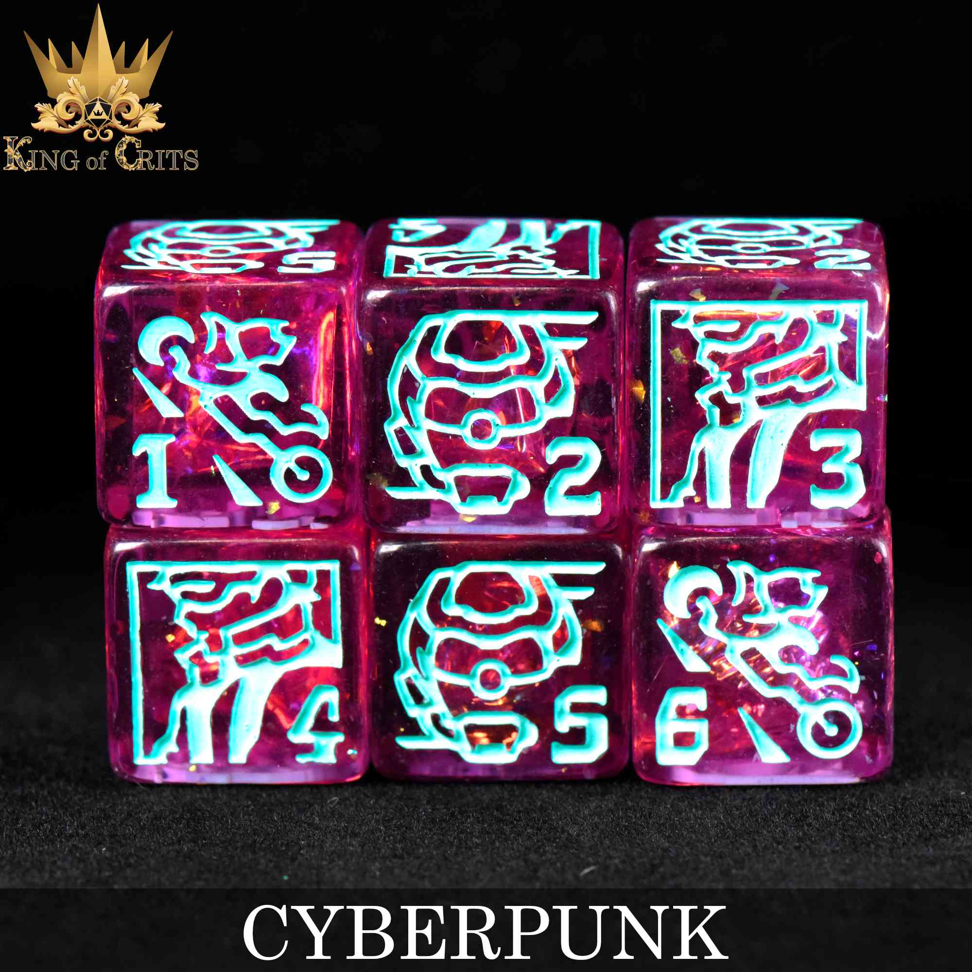 Cyberpunk 11 Dice Set