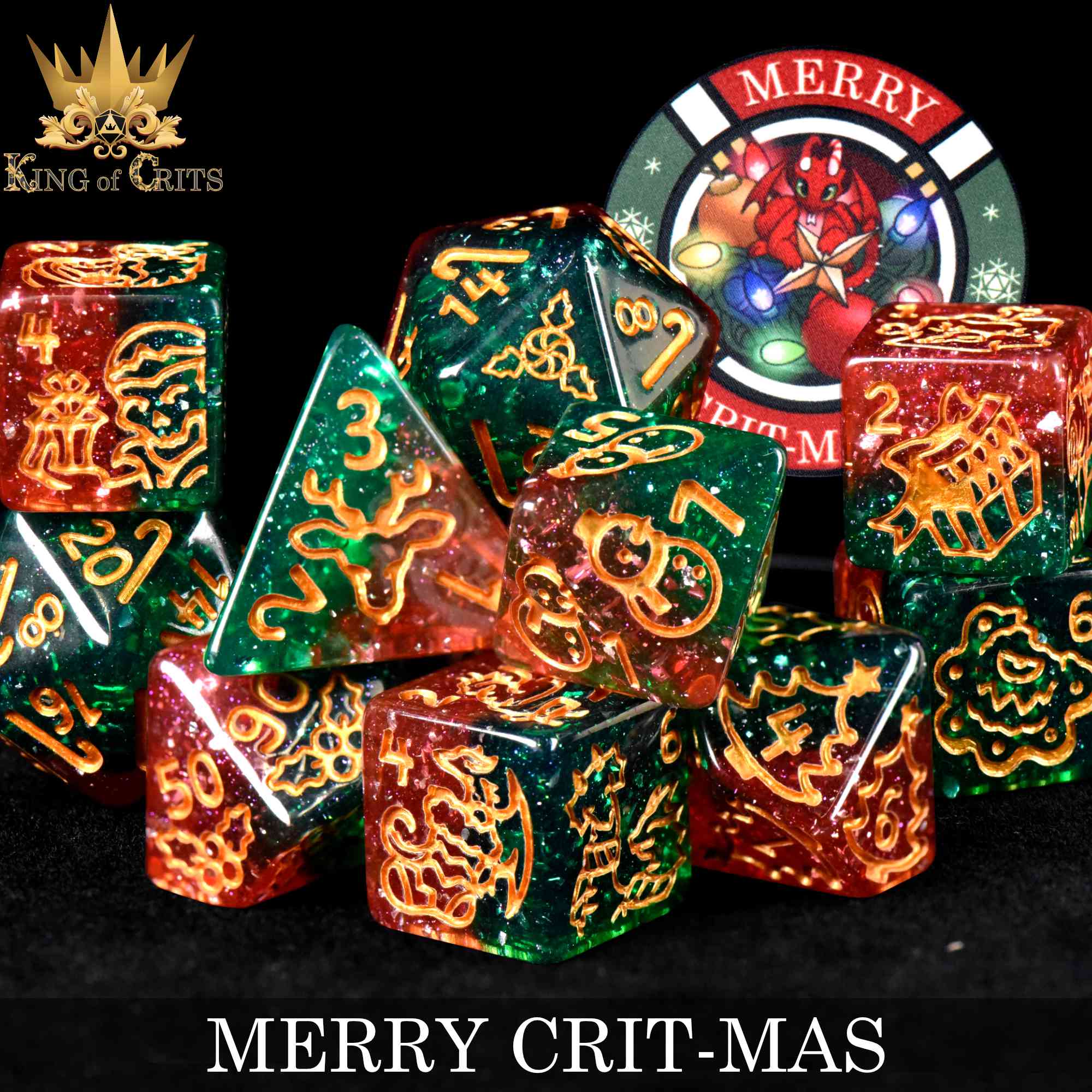 Merry Crit-Mas 11 Dice Set