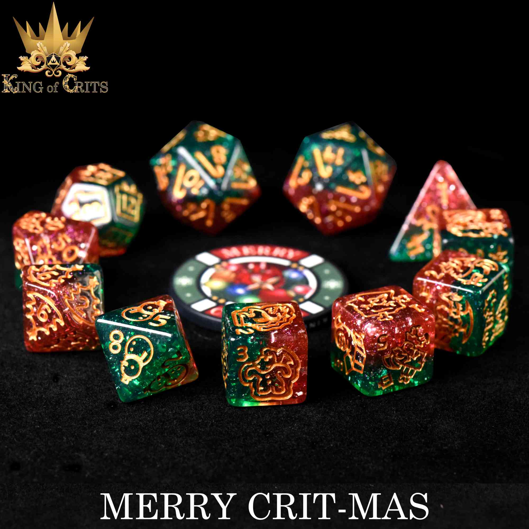 Merry Crit-Mas 11 Dice Set