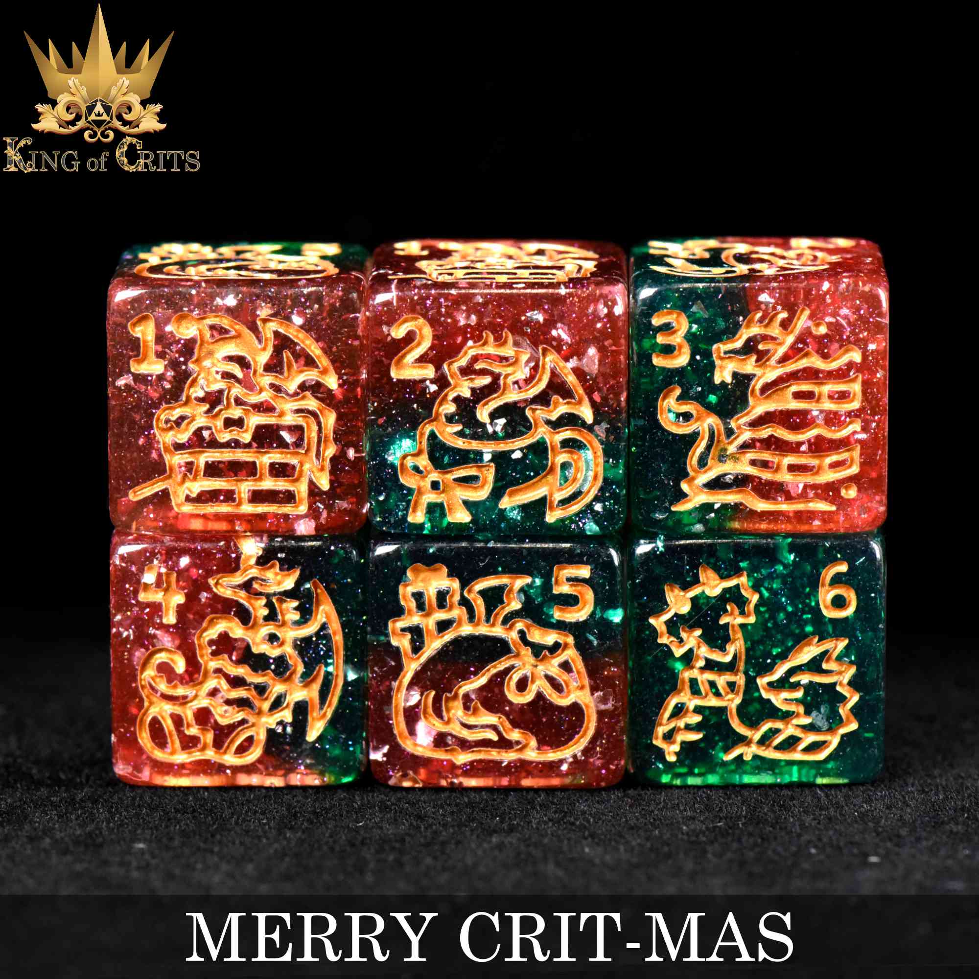 Merry Crit-Mas 11 Dice Set