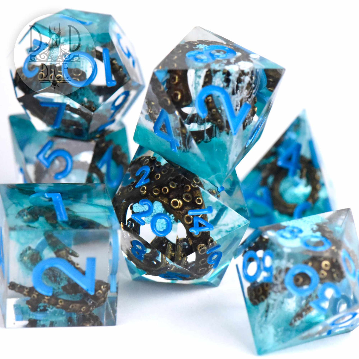 Kraken's Cove Handmade Dice Set