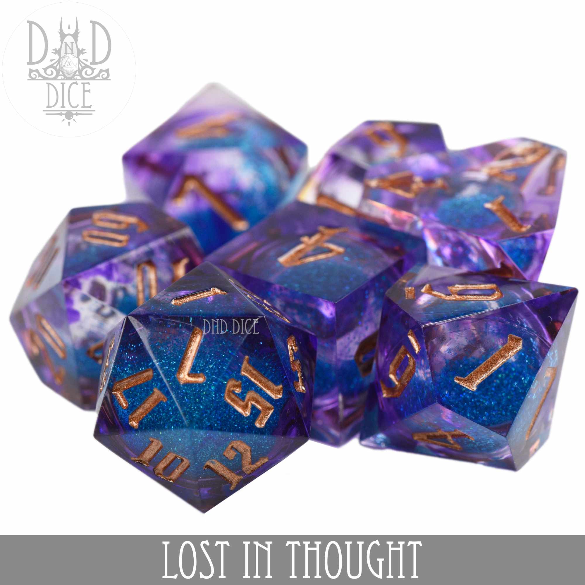 Lost In Thought Liquid Core Dice Set
