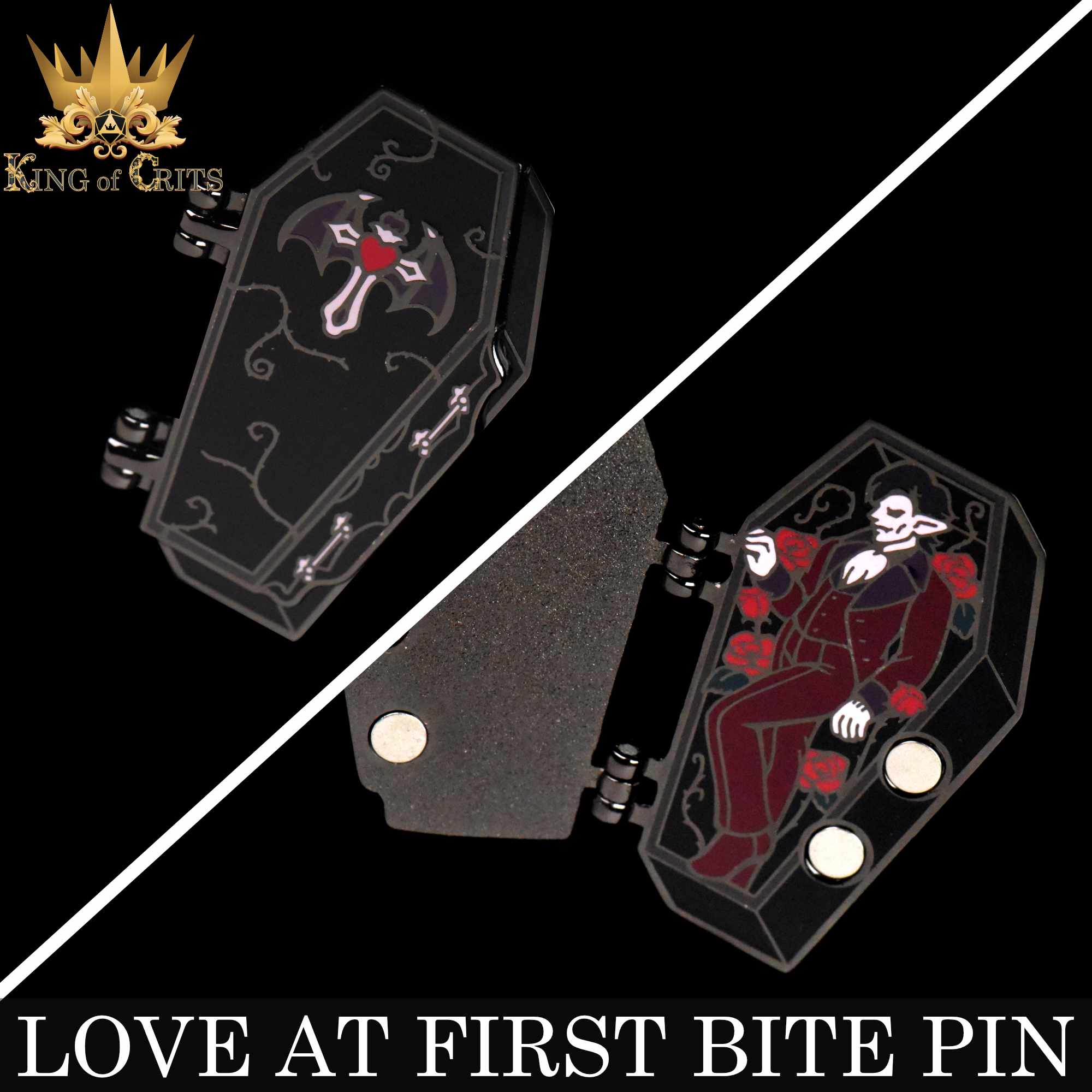 Love at first Bite Enamel Pin