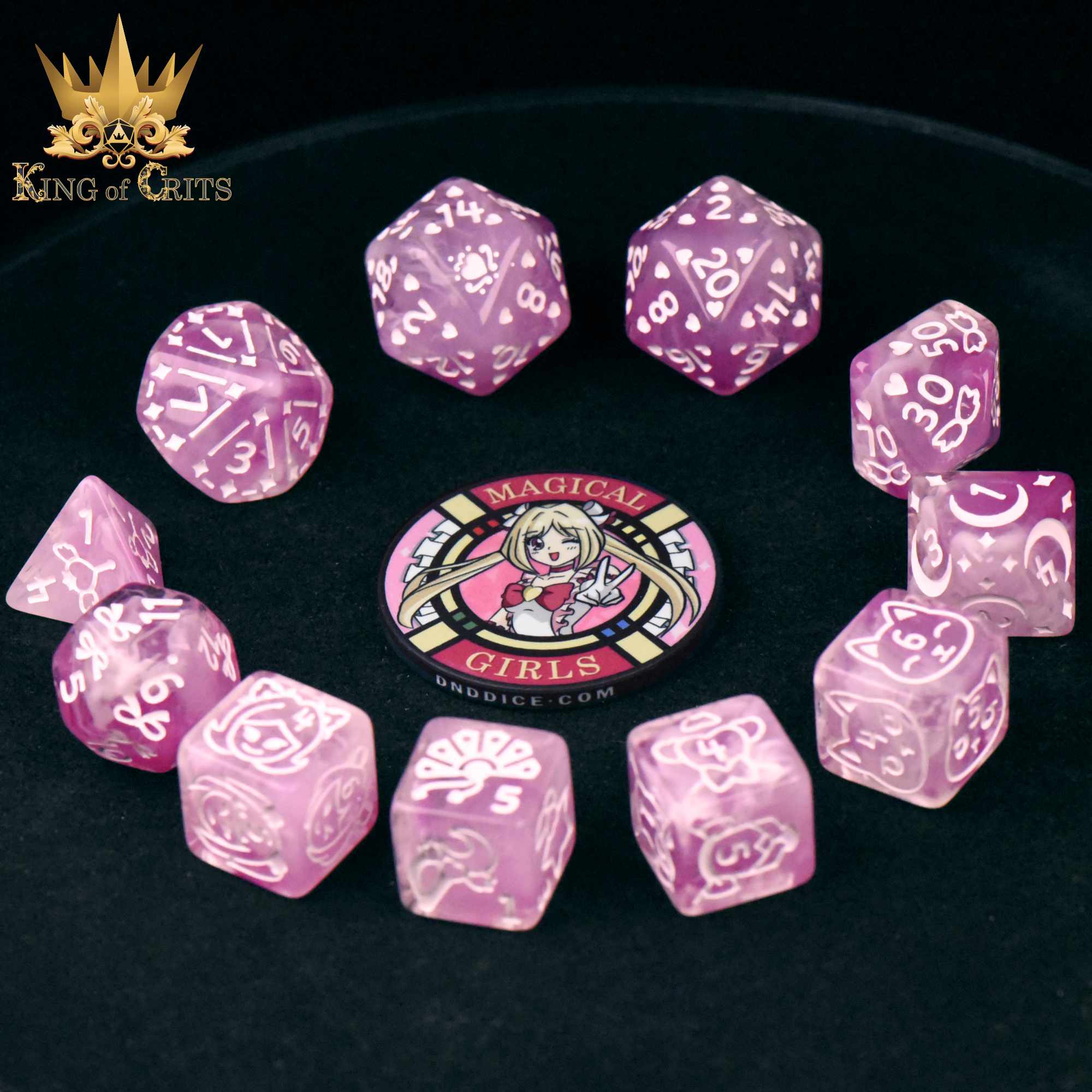 Magical Girls 11 Dice Set