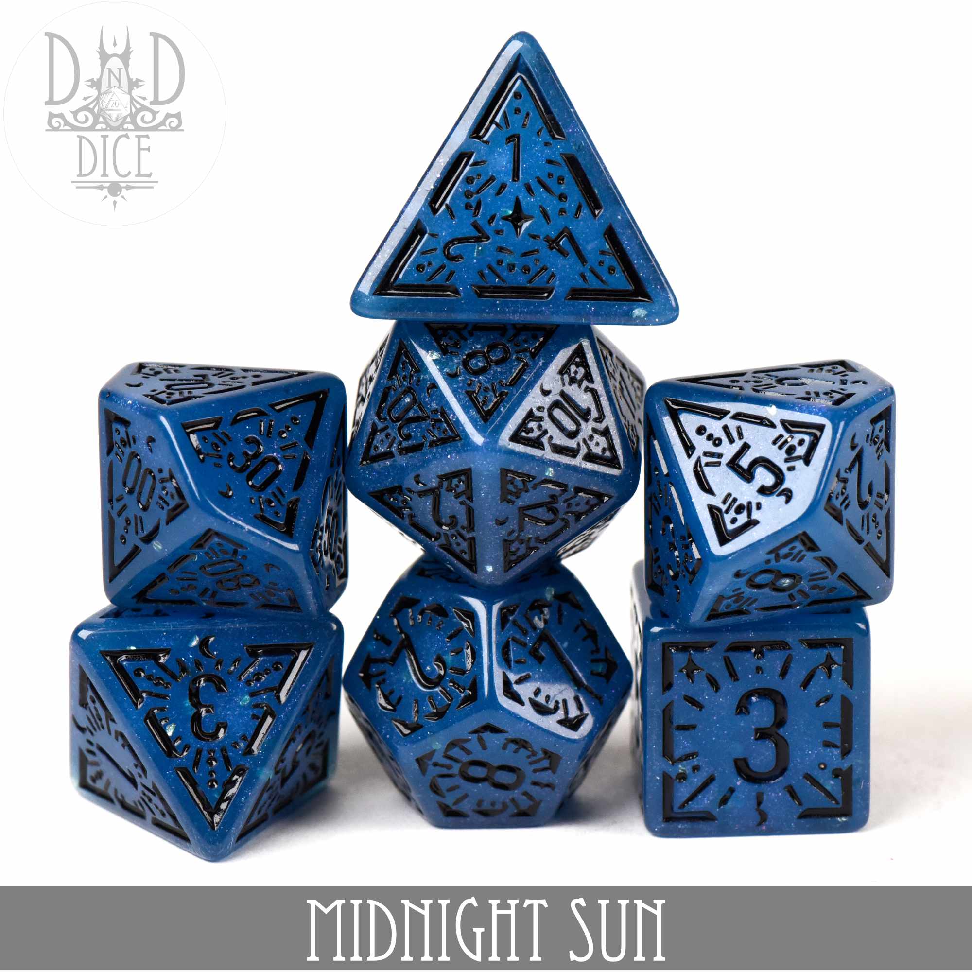 Midnight Sun Dice Set