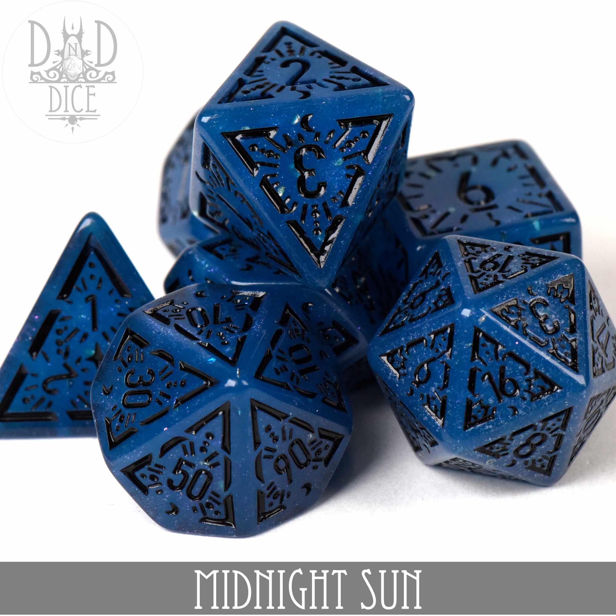 Midnight Sun Dice Set