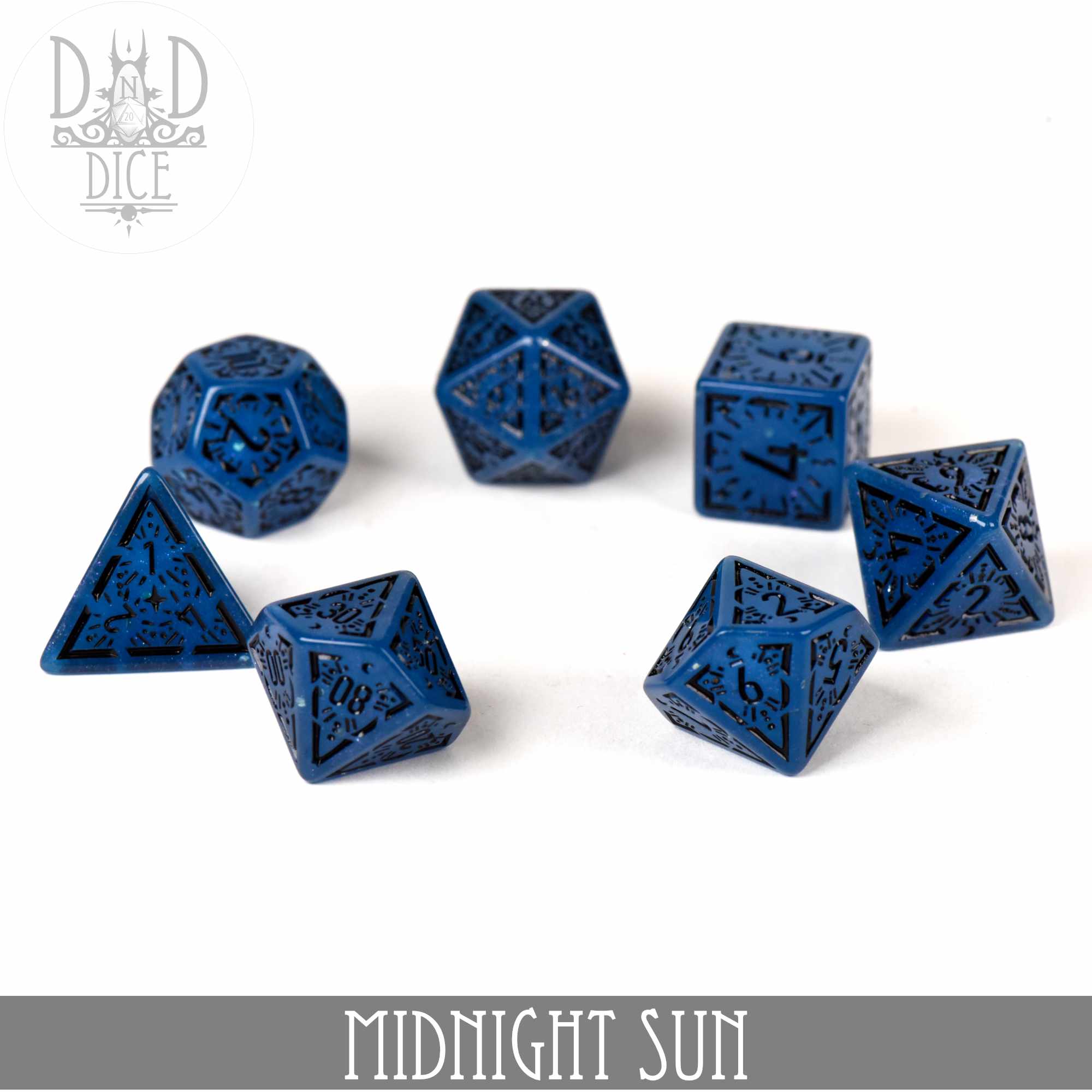 Midnight Sun Dice Set