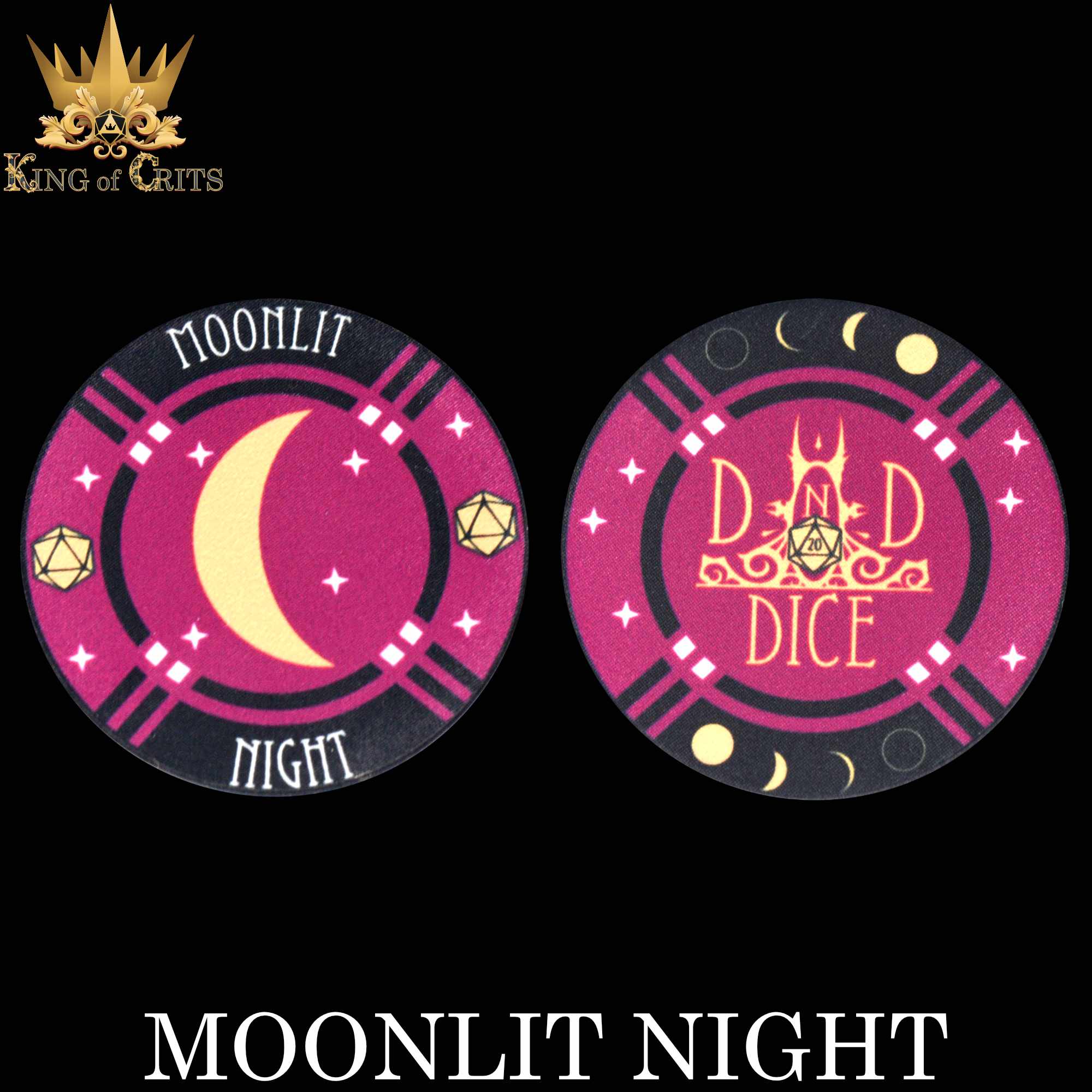 Moonlit Night 12 Dice Set