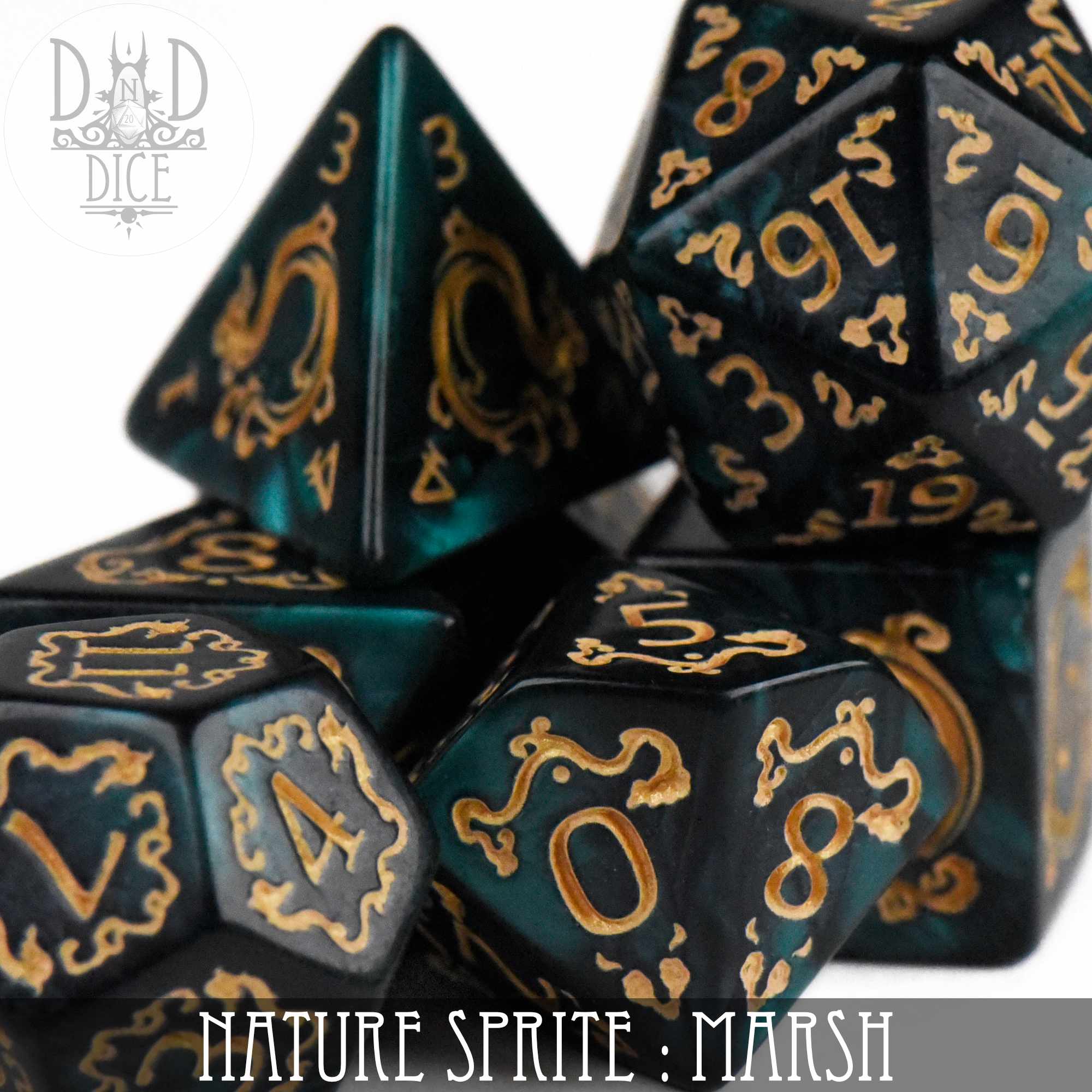 Nature Sprite: Marsh Dice Set