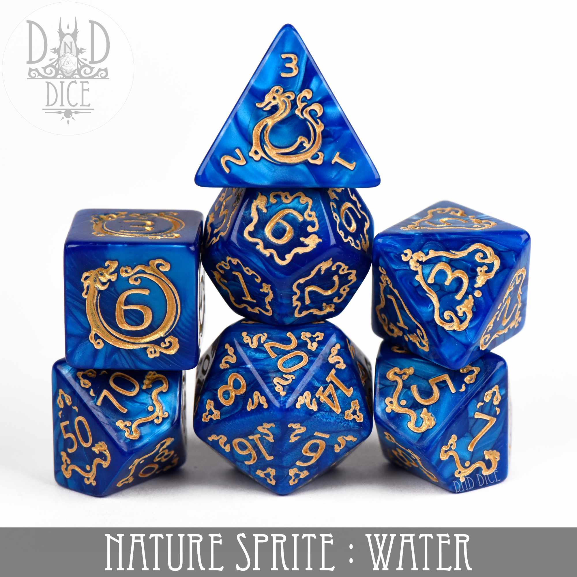 Nature Sprite: Water Dice Set