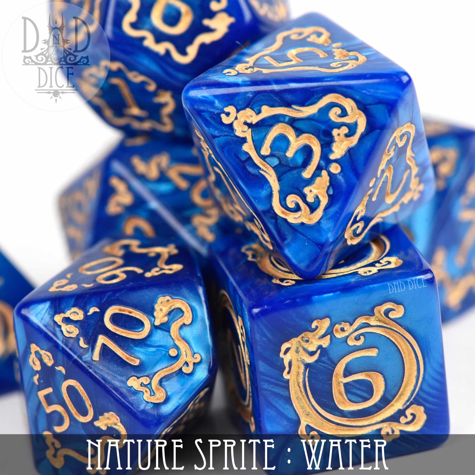 Nature Sprite: Water Dice Set