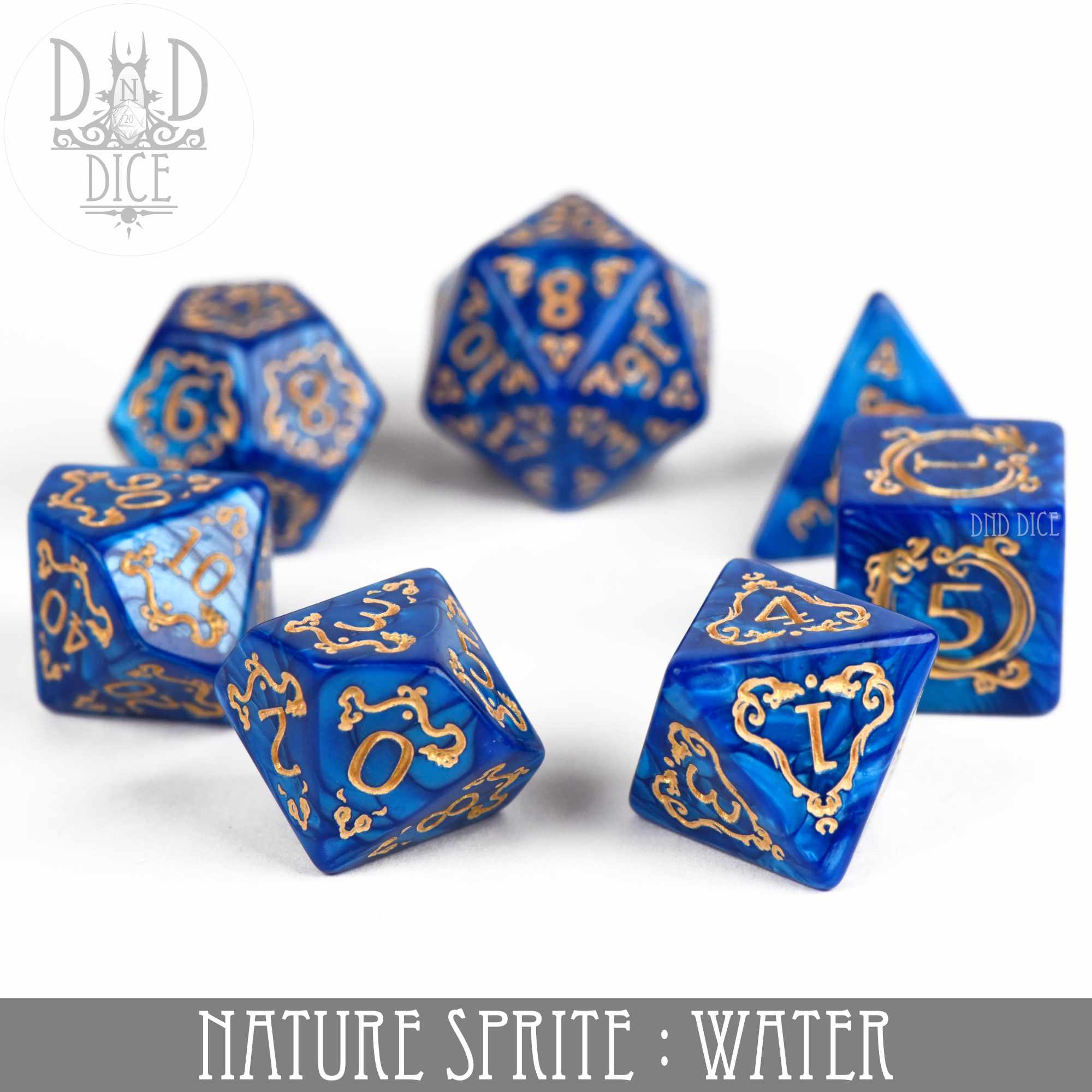 Nature Sprite: Water Dice Set