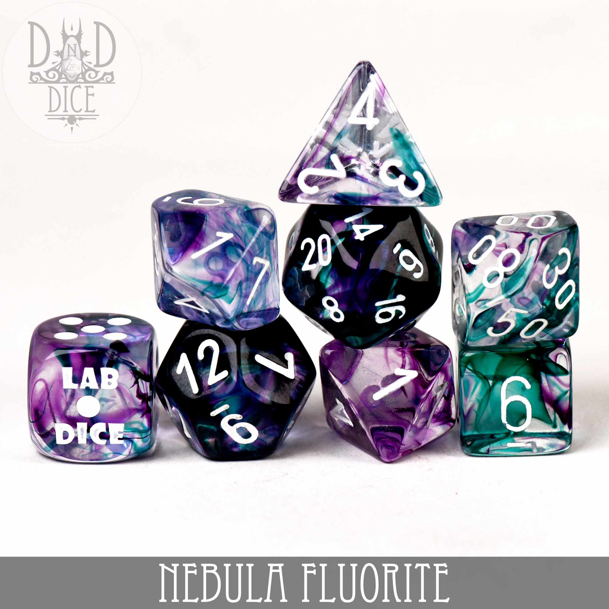 Nebula Florite 8 Dice Set