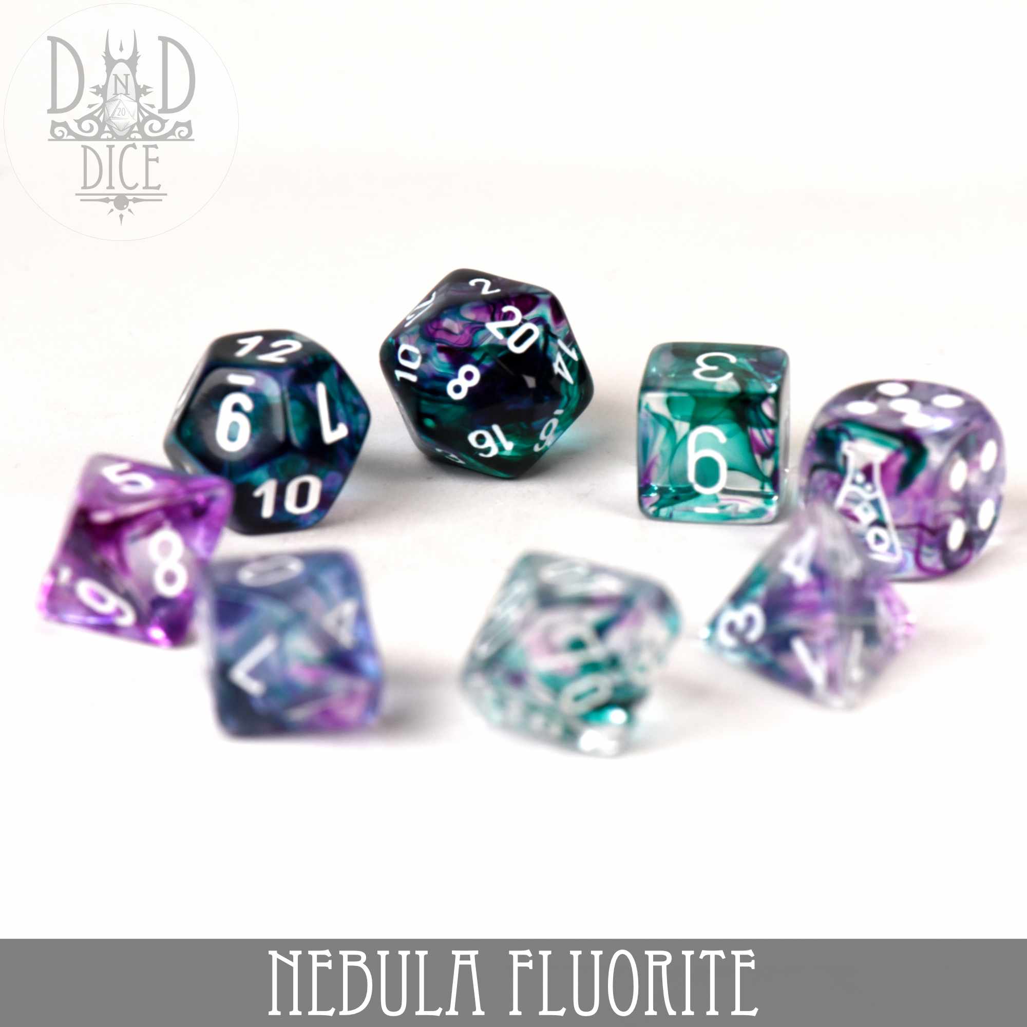 Nebula Florite 8 Dice Set