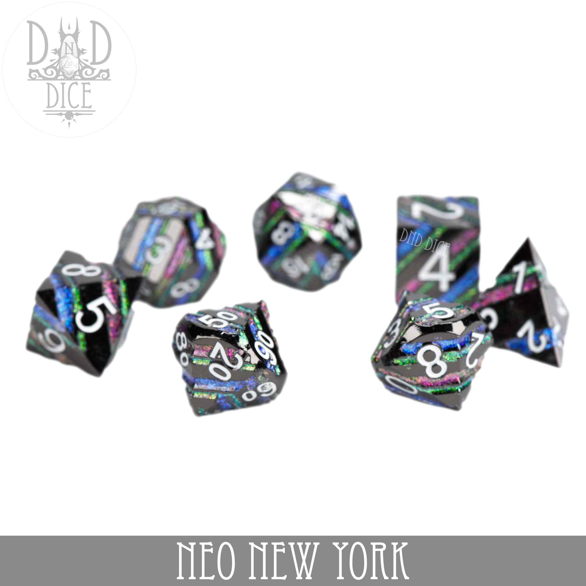 Neo New York Metal Dice Set