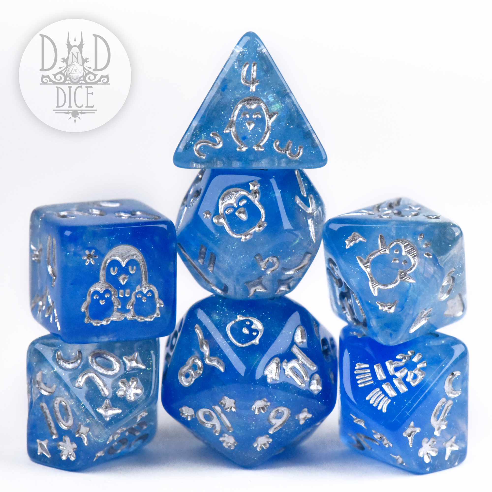 Penguin Ice Rink Dice Set