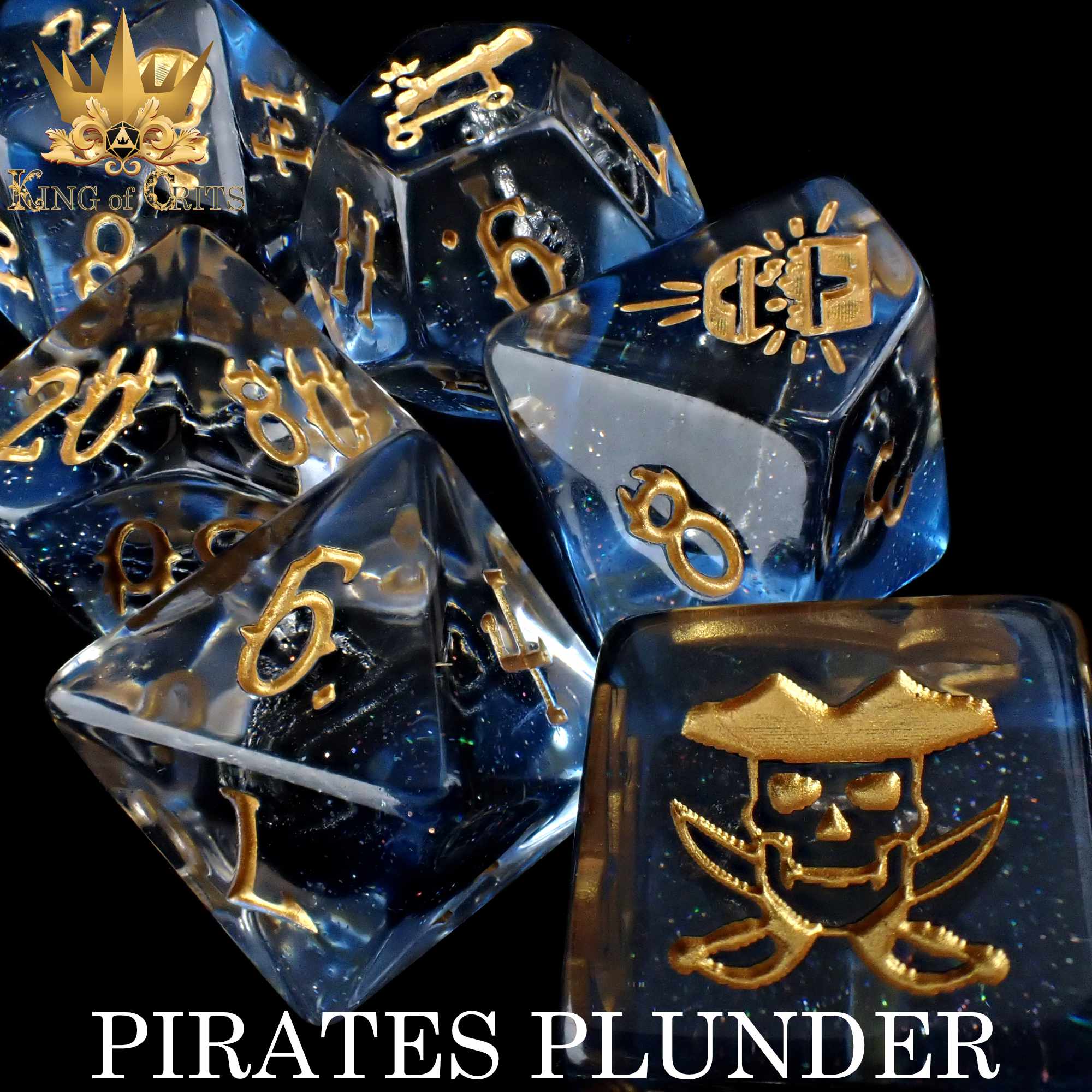 Pirates Plunder 11 Dice Set