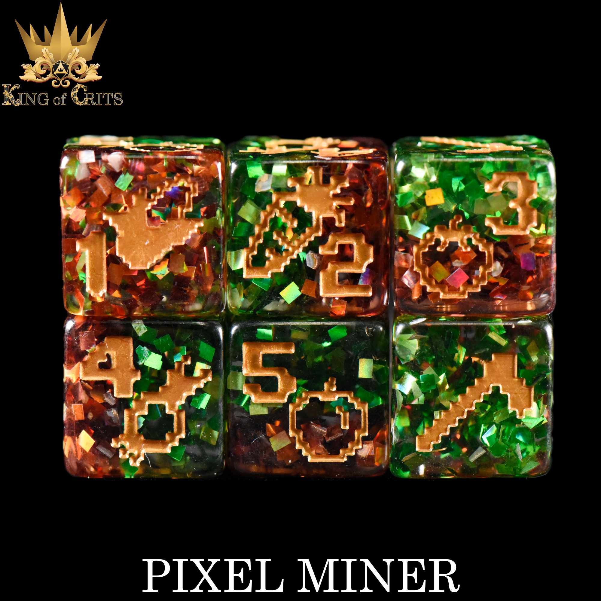 Pixel Miner 11 Dice Set