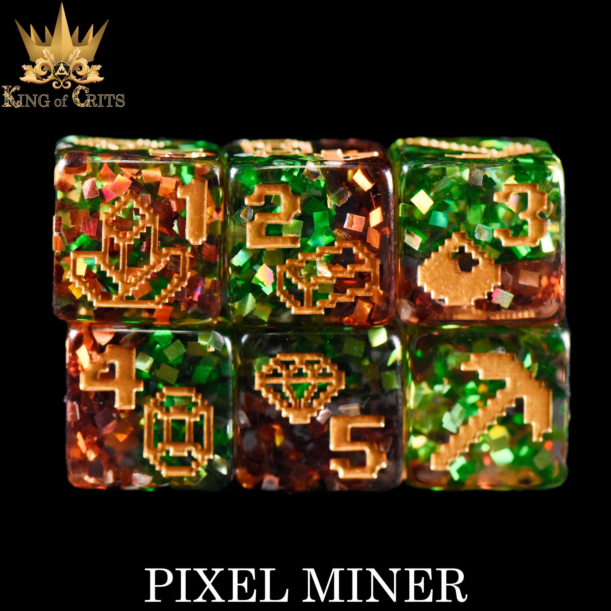 Pixel Miner 11 Dice Set