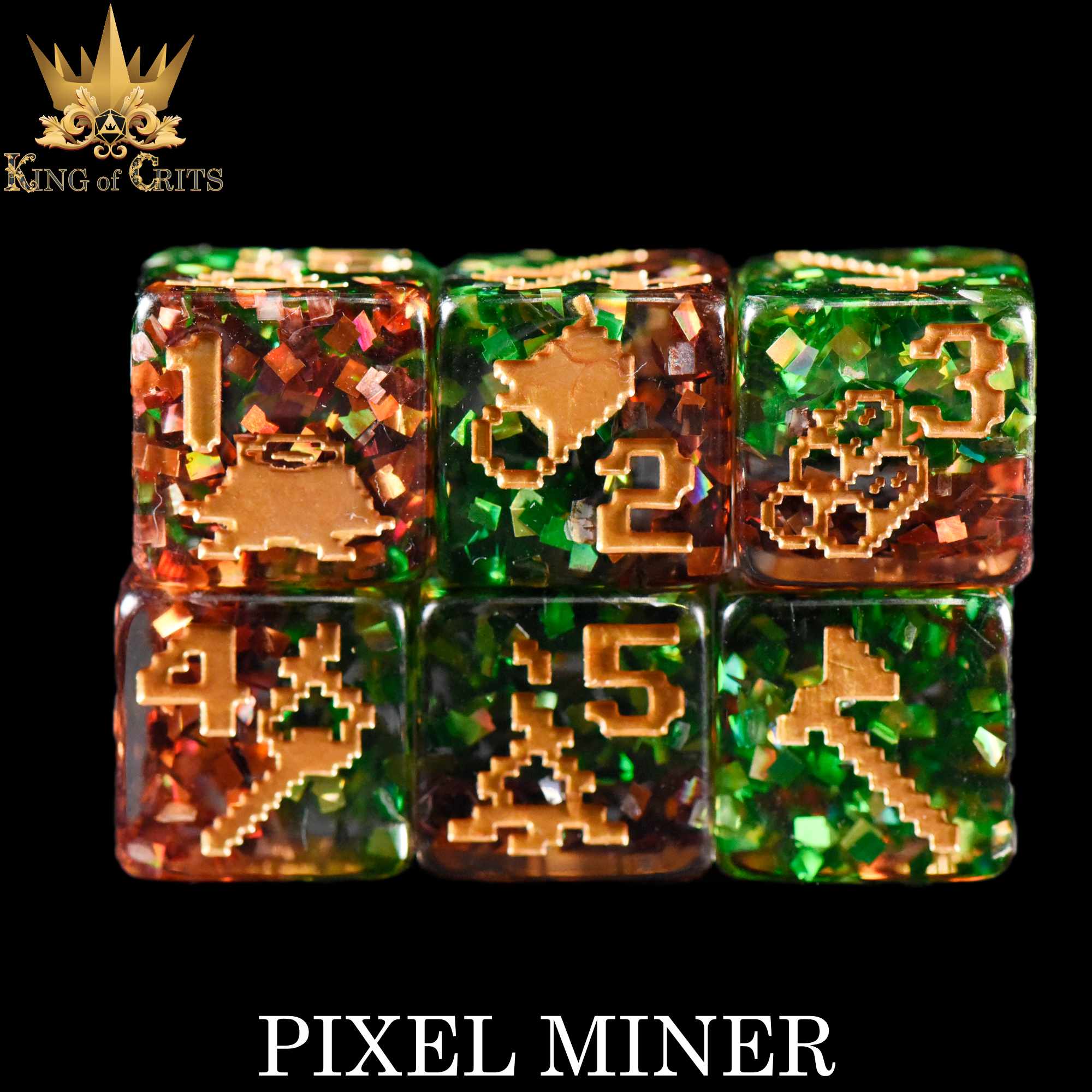 Pixel Miner 11 Dice Set